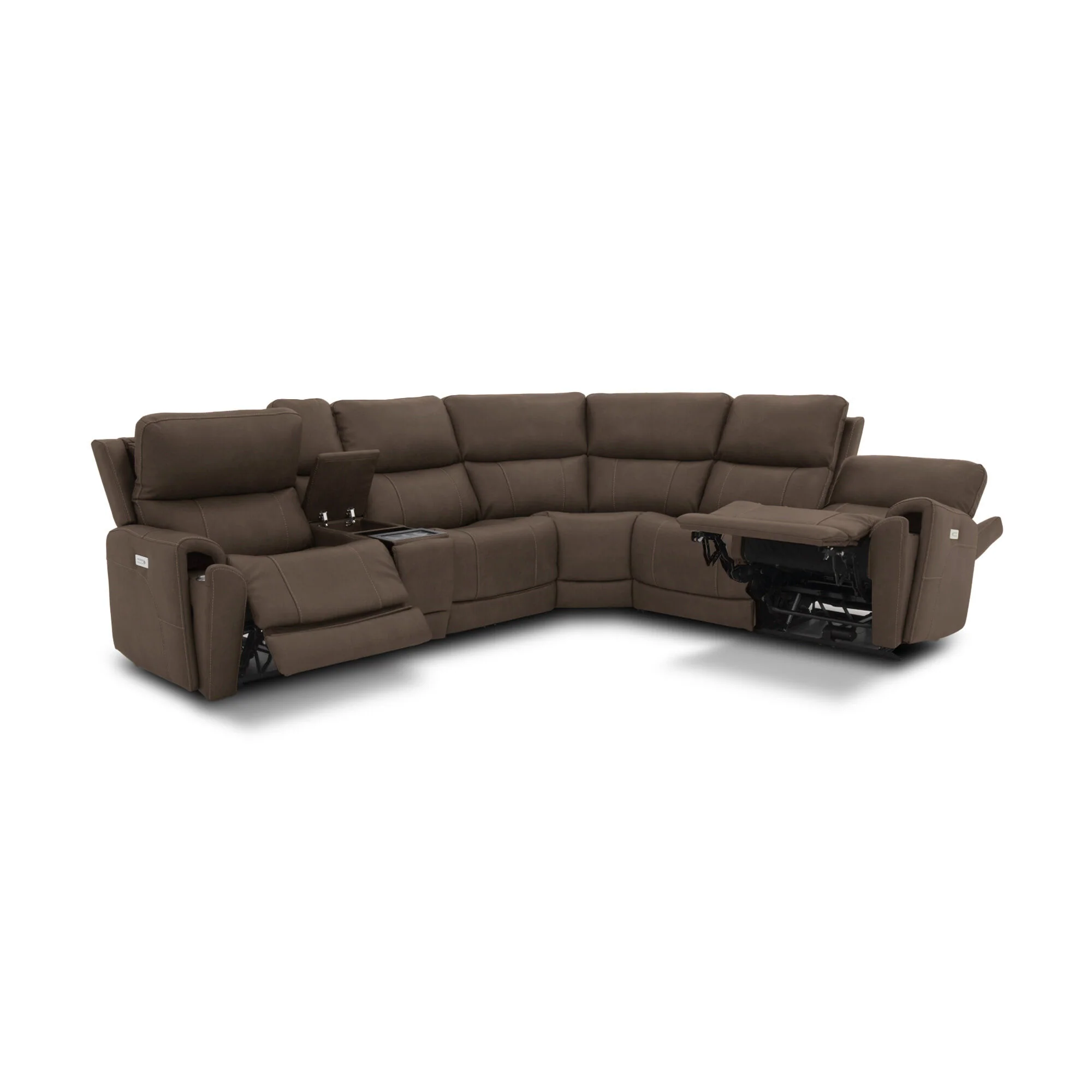 Dylan 6 Piece Sectional with 2 Power Ends and 2 Power Armless - Image 6
