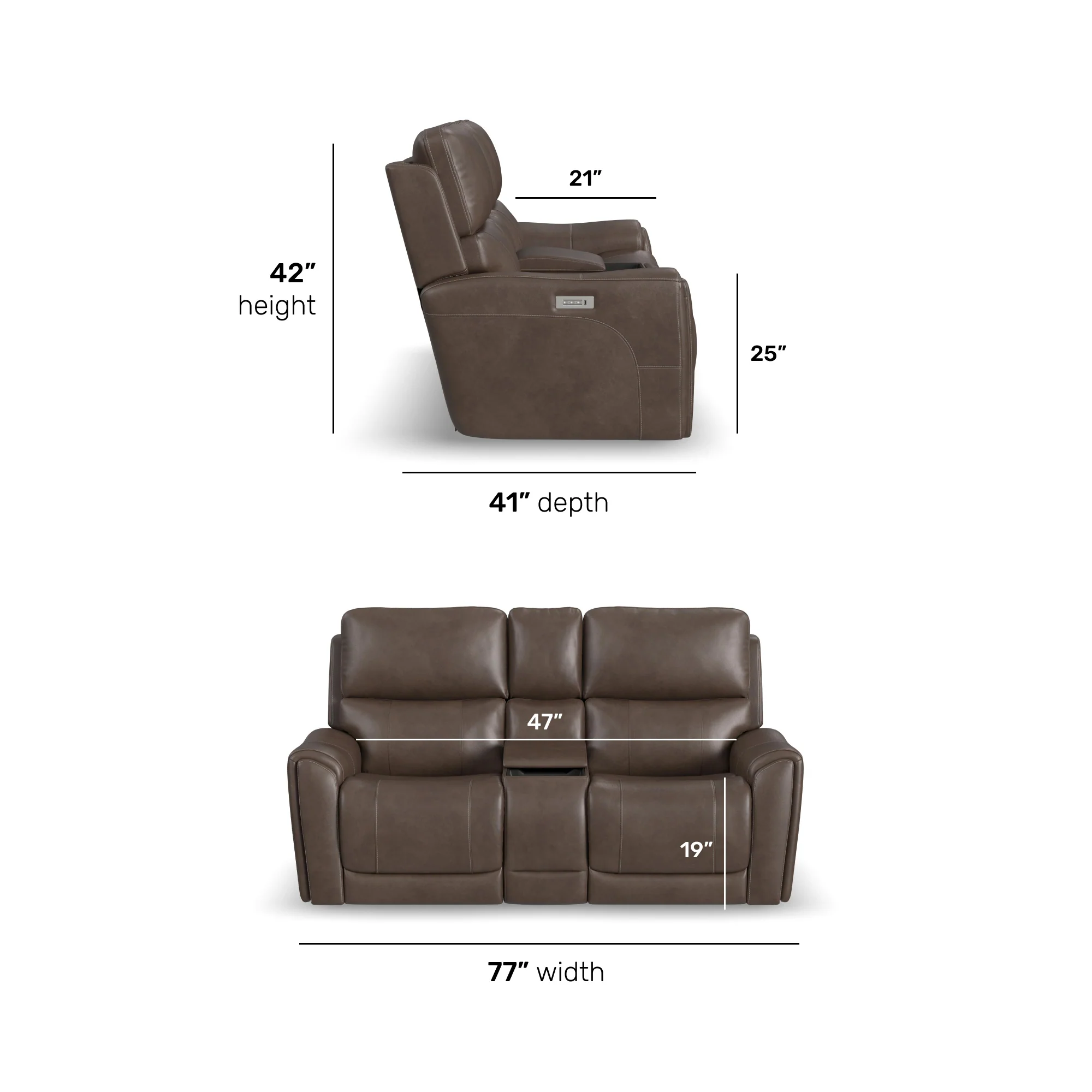 Dylan Power Reclining Console Loveseat - Image 21