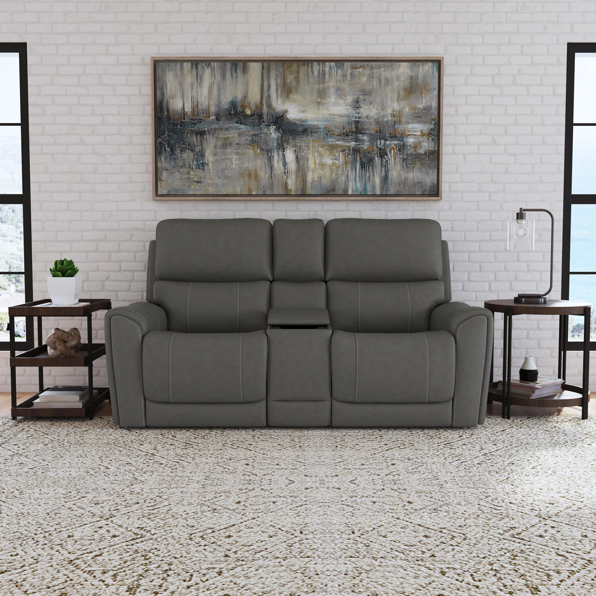 Dylan Power Reclining Console Loveseat - Image 3