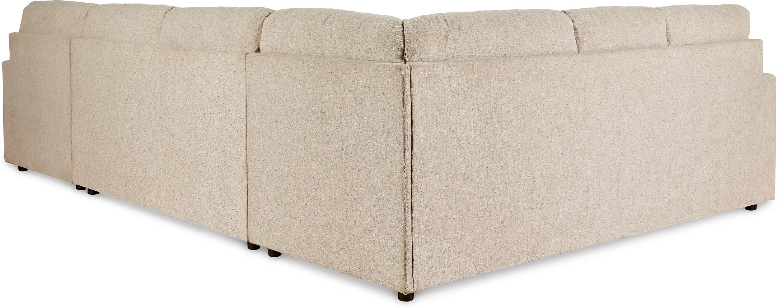 Edenfield 3 Piece Linen Right Chaise Sectional - Image 3