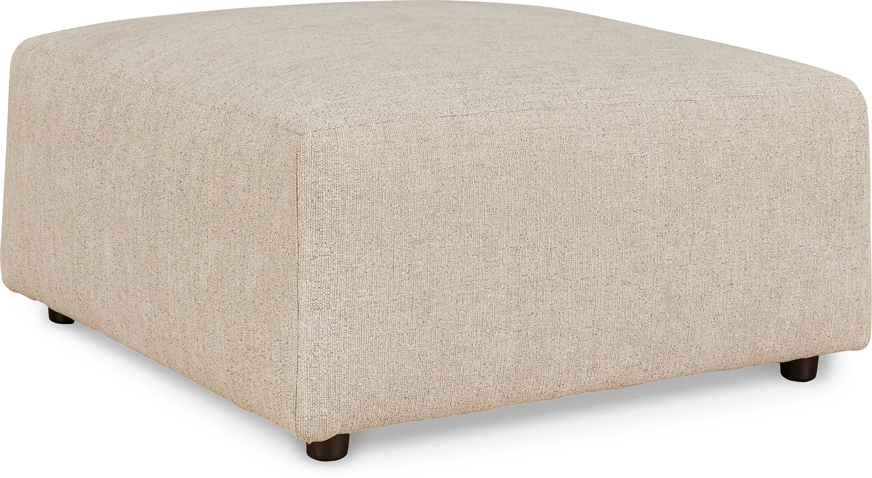 Edenfield Linen Ottoman - Image 2