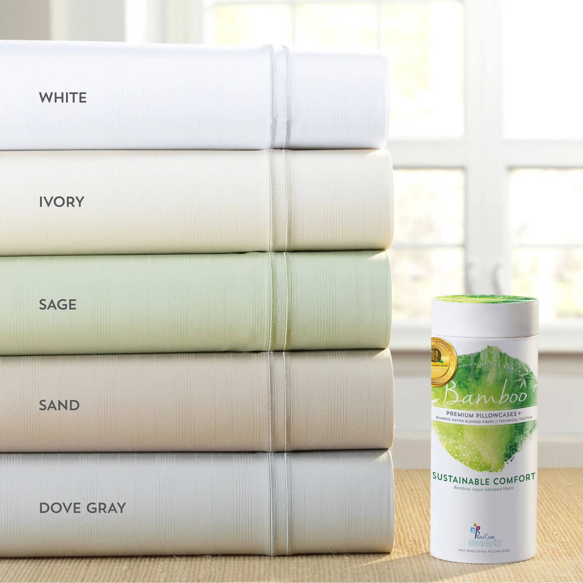 Elements Bamboo Pillowcases - Image 6