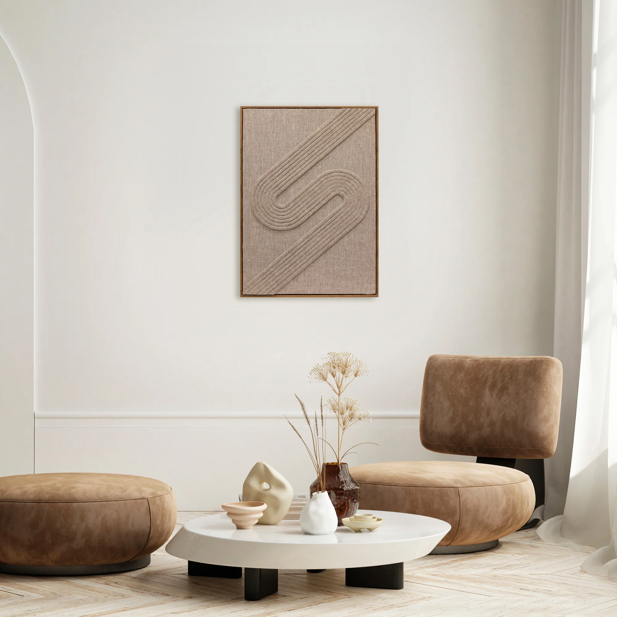 Fabric Arch II Wall Art - Image 3