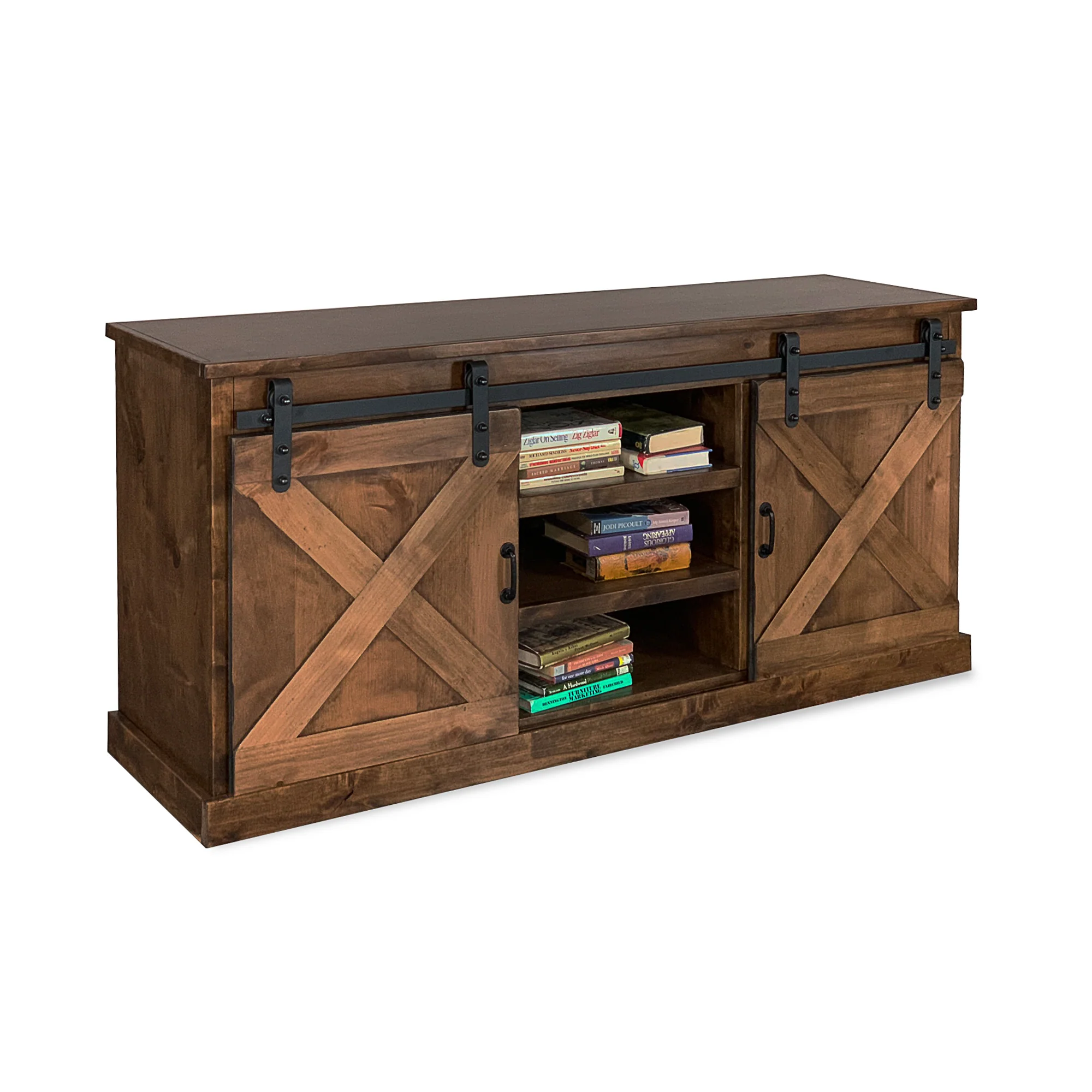 Farmhouse 66 Inch TV Stand - Image 2