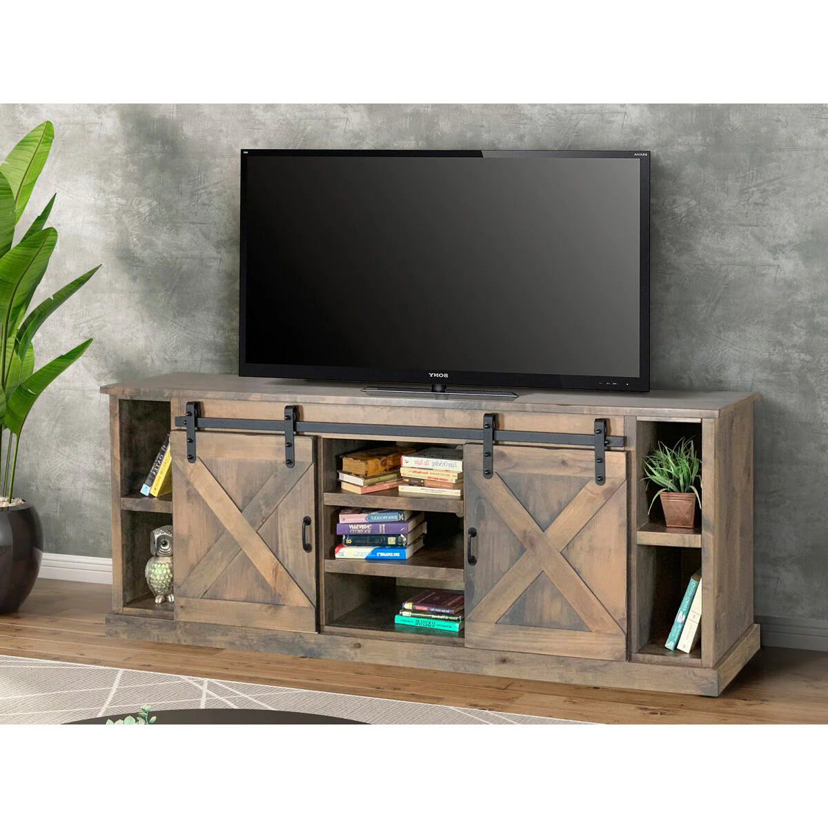 Farmhouse 85 Inch TV Stand - Image 9