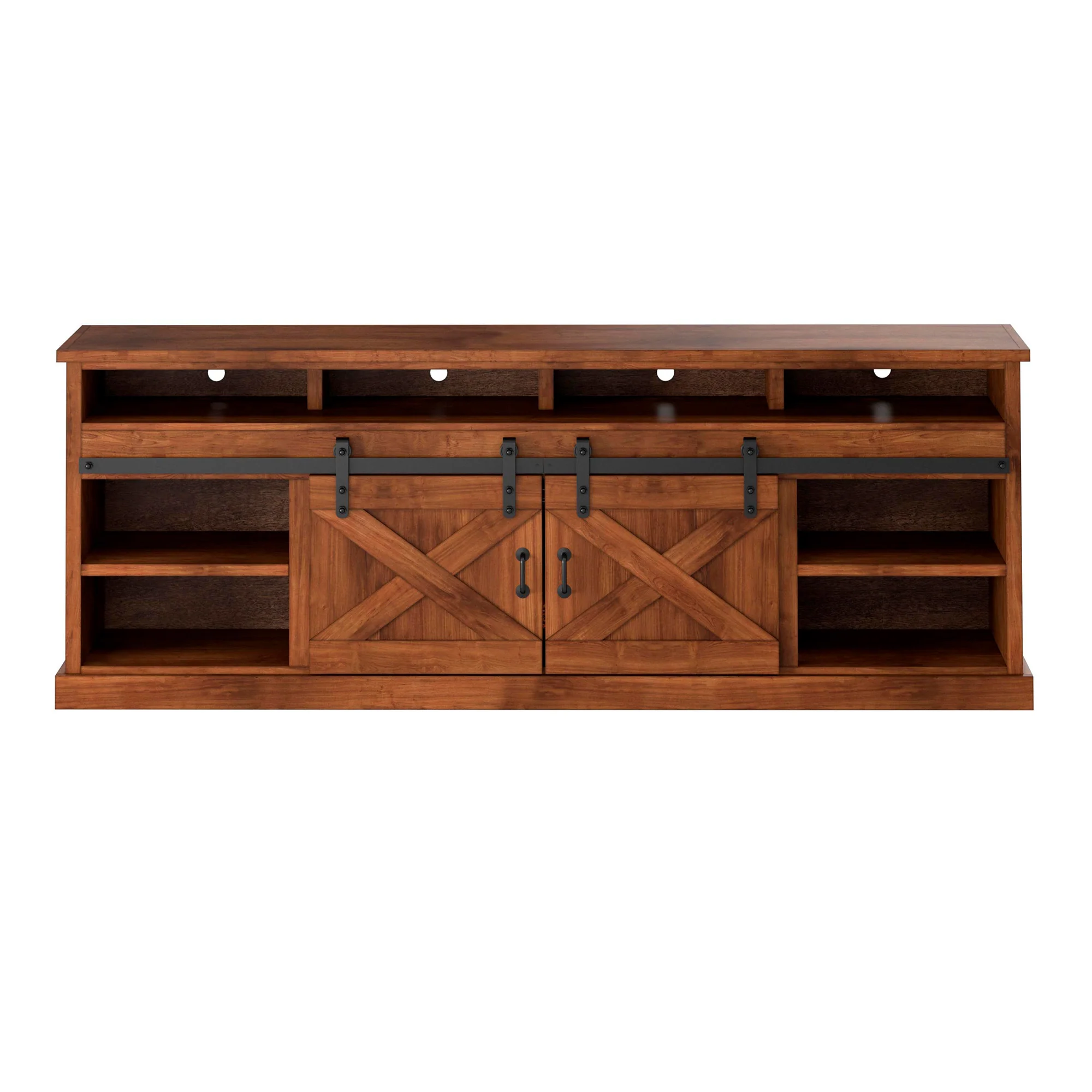 Farmhouse 94 Inch Fireplace Console - Image 4
