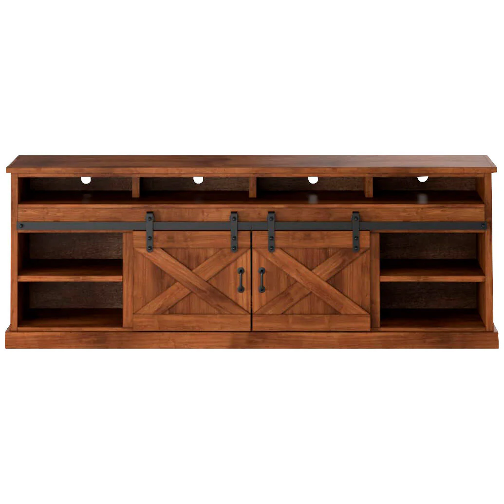 Farmhouse 94 Inch Fireplace Console - Image 5