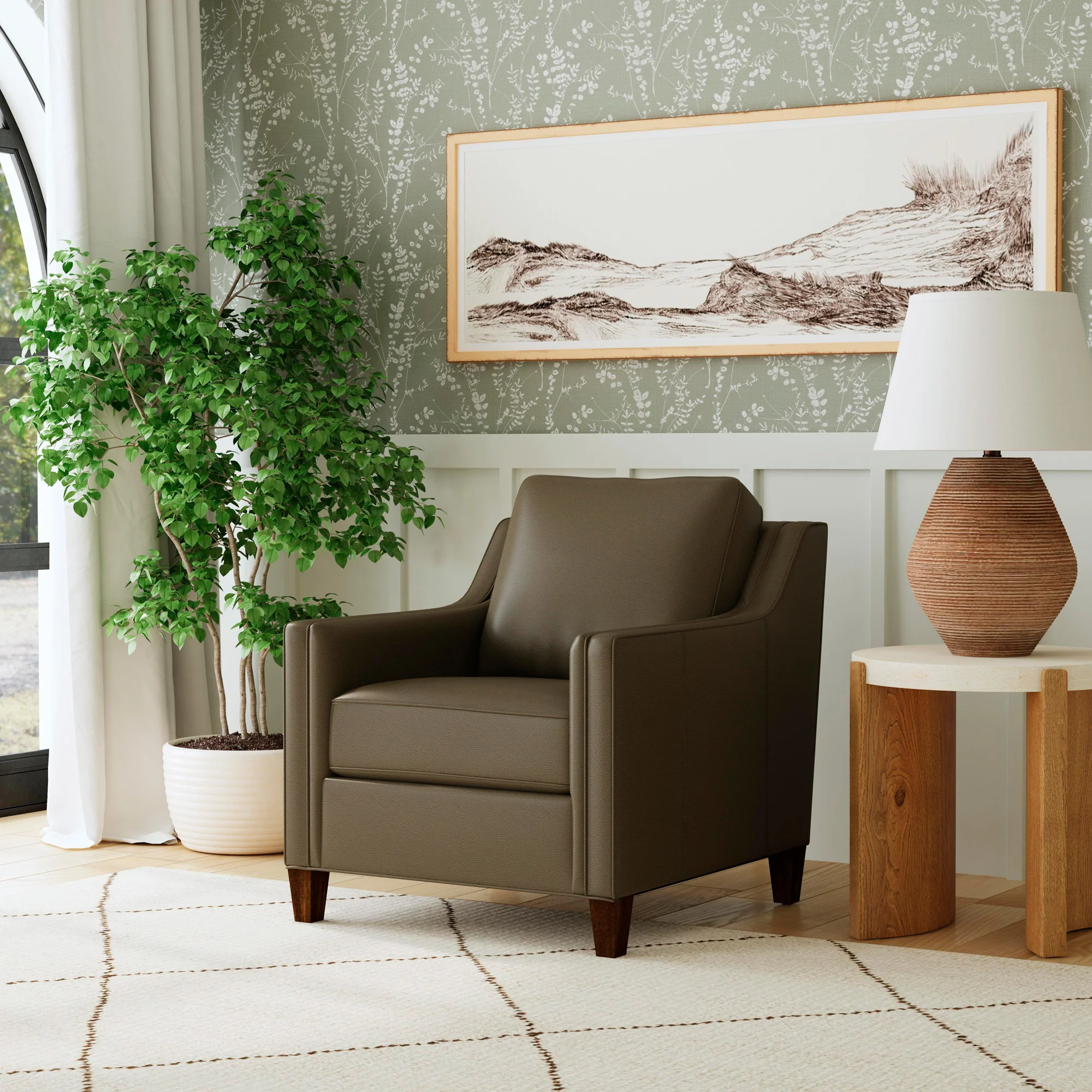 Finley Leather Chair - Image 3