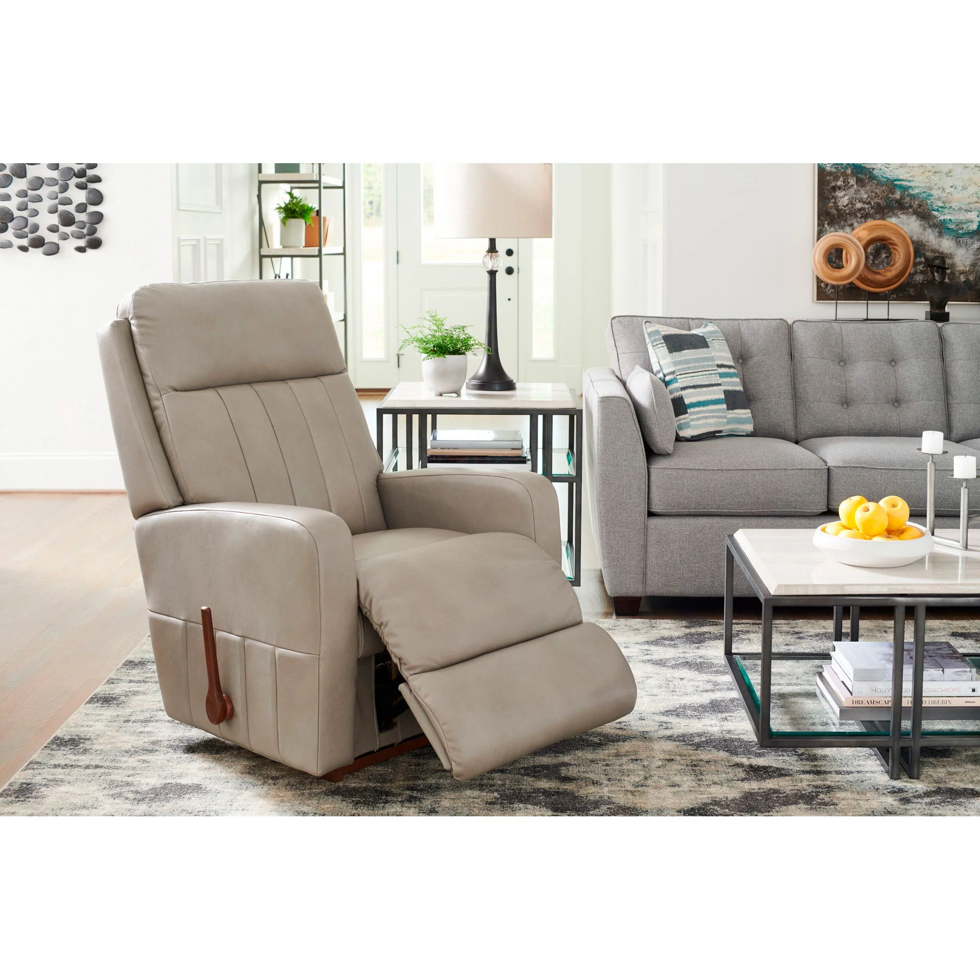 Finley Leather Rocker Recliner - Image 4