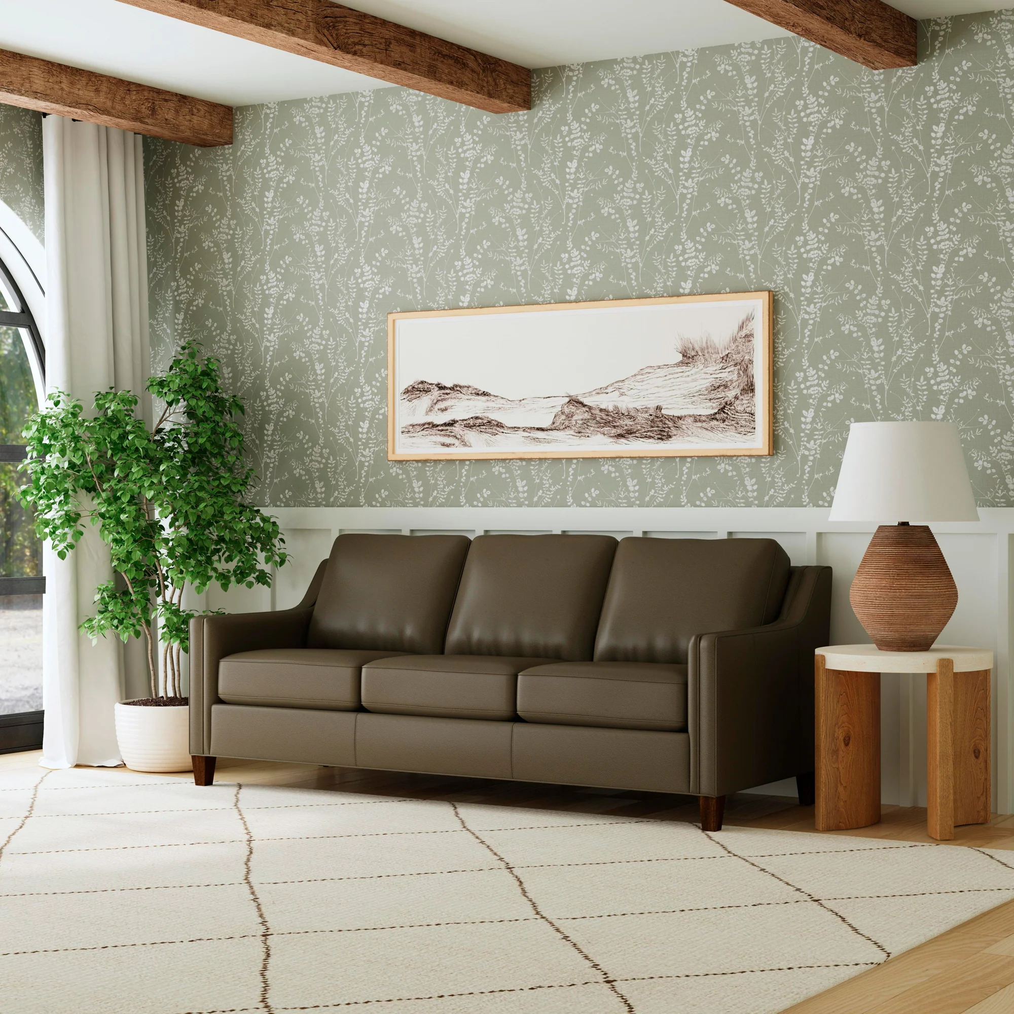 Finley Leather Sofa - Image 3