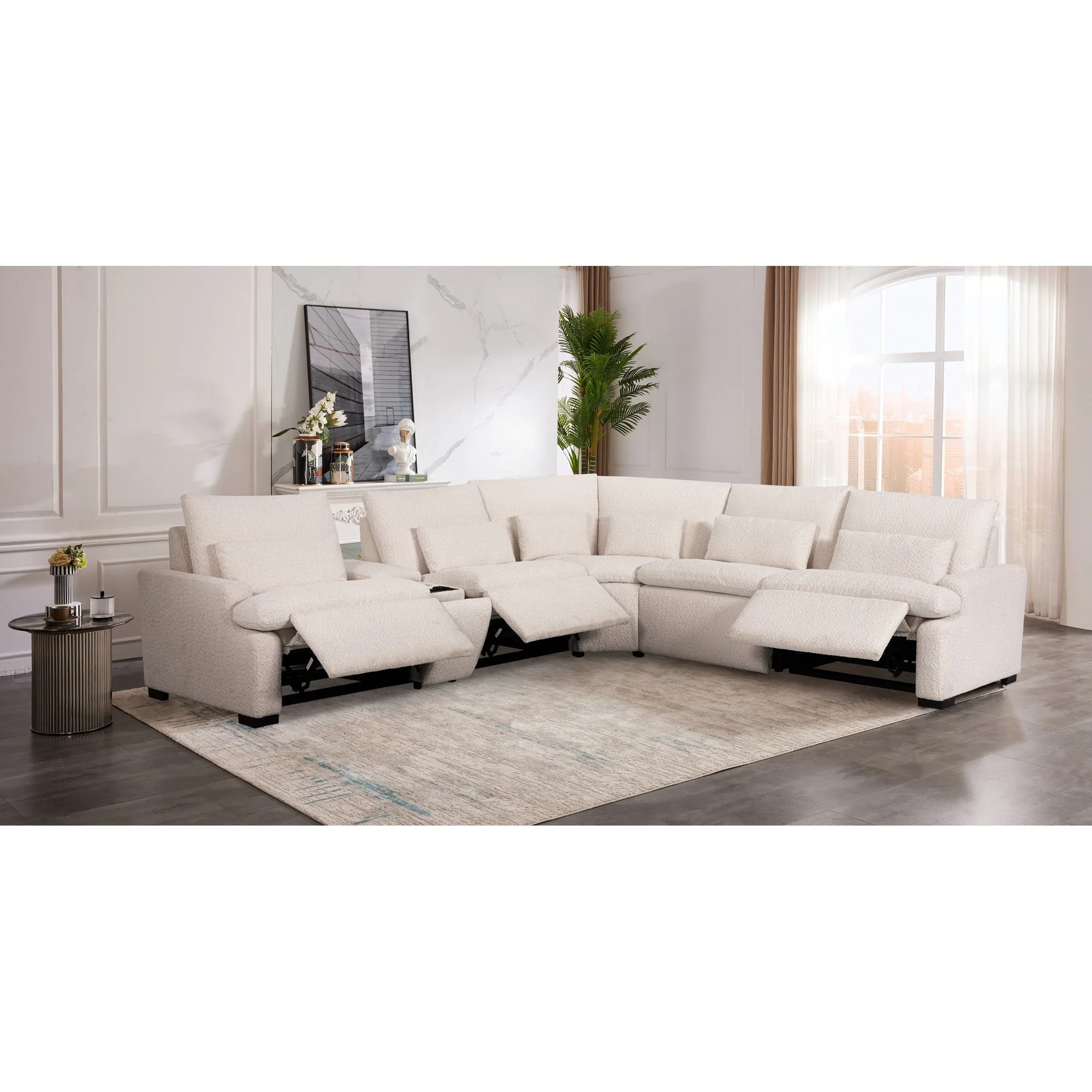 Fiona 6 Piece Power Reclining Sectional - Image 3