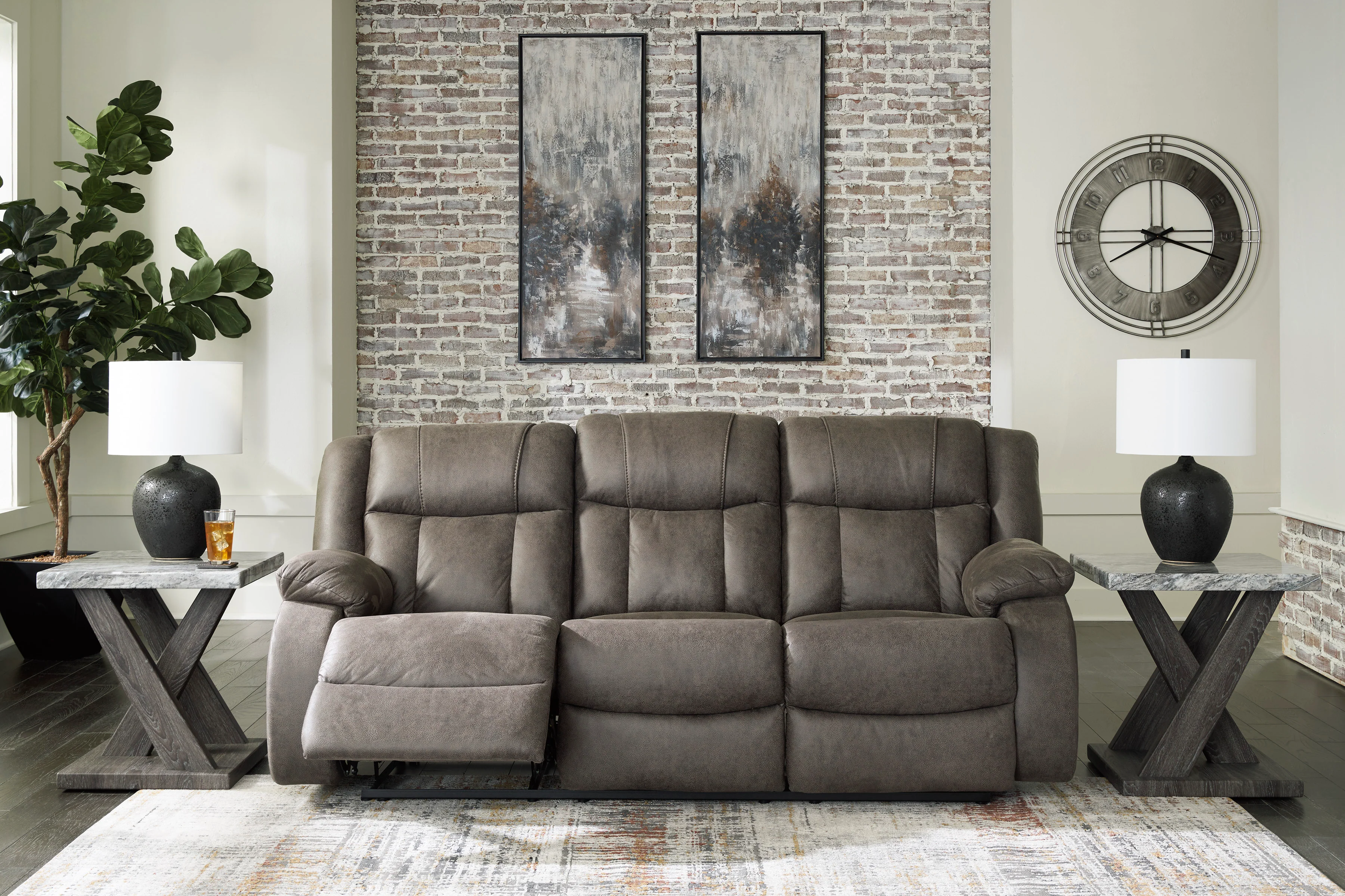 First Base Reclining Sofa - Image 10
