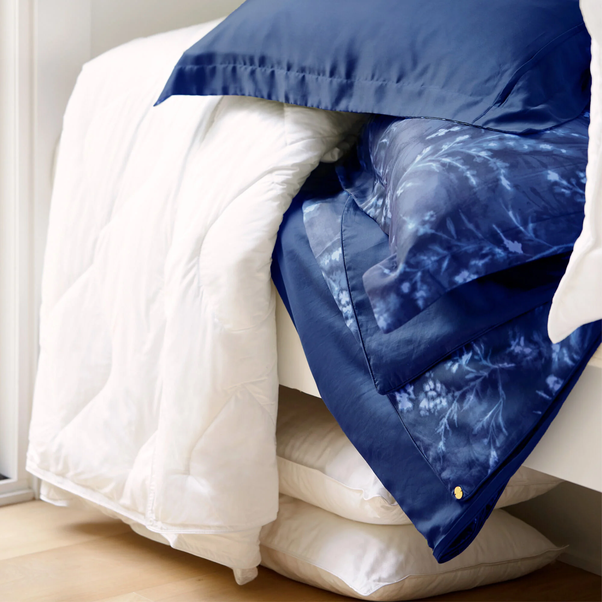 Flower Press Tencel Euro Pillow Shams - Image 6