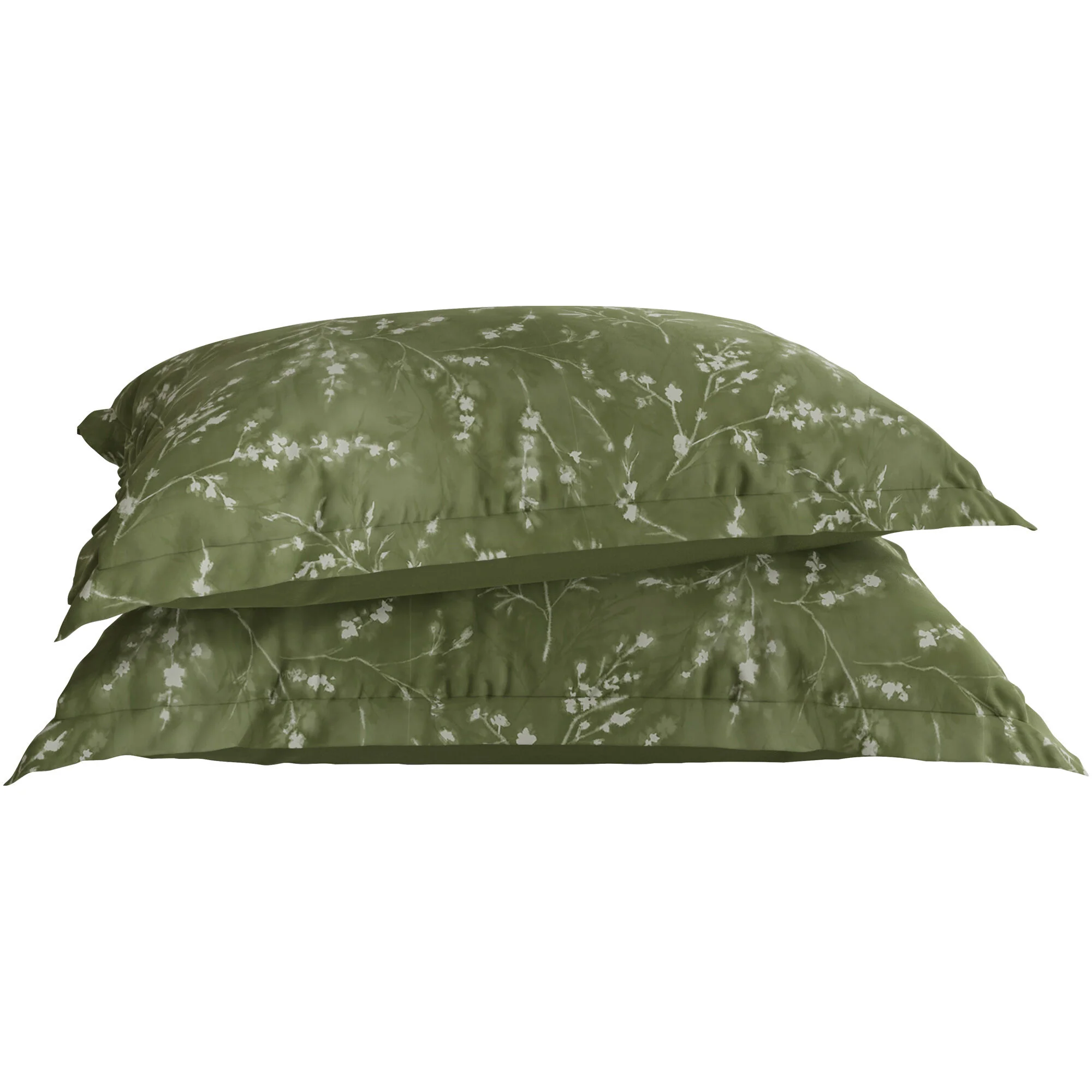 Flower Press Tencel Pillow Shams - Image 13