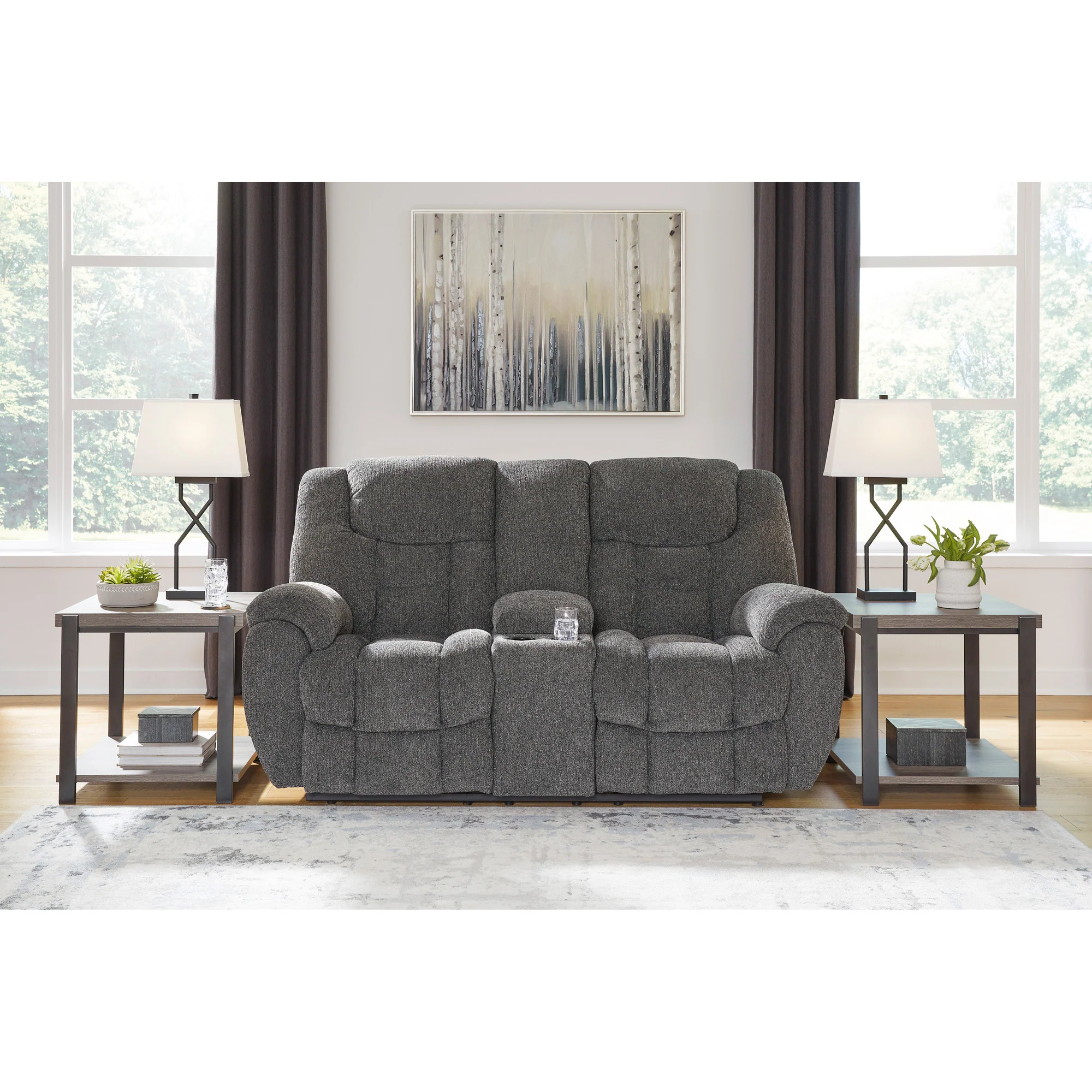 Foreside Reclining Console Loveseat - Image 3