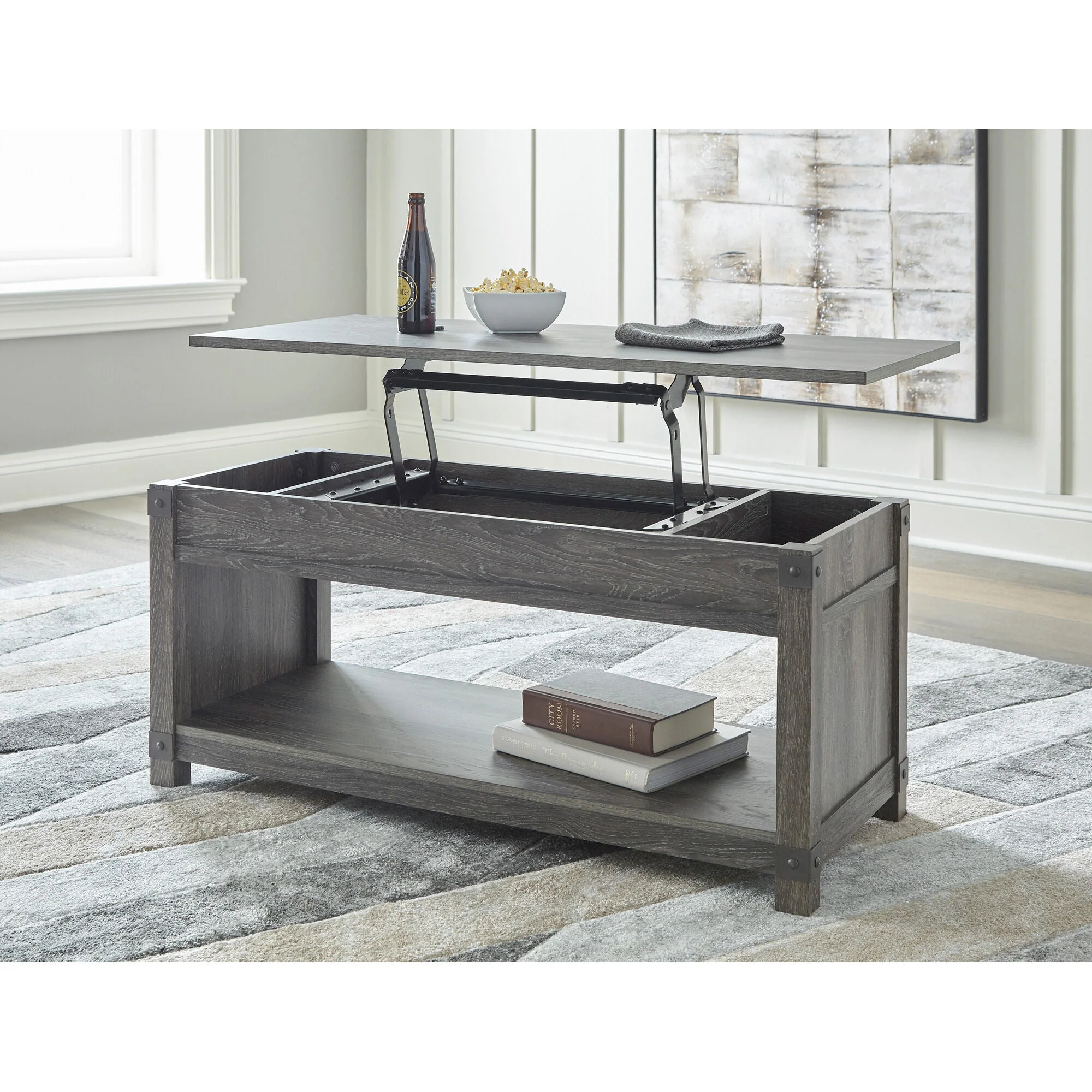 Freedan Lift Top Coffee Table - Image 3