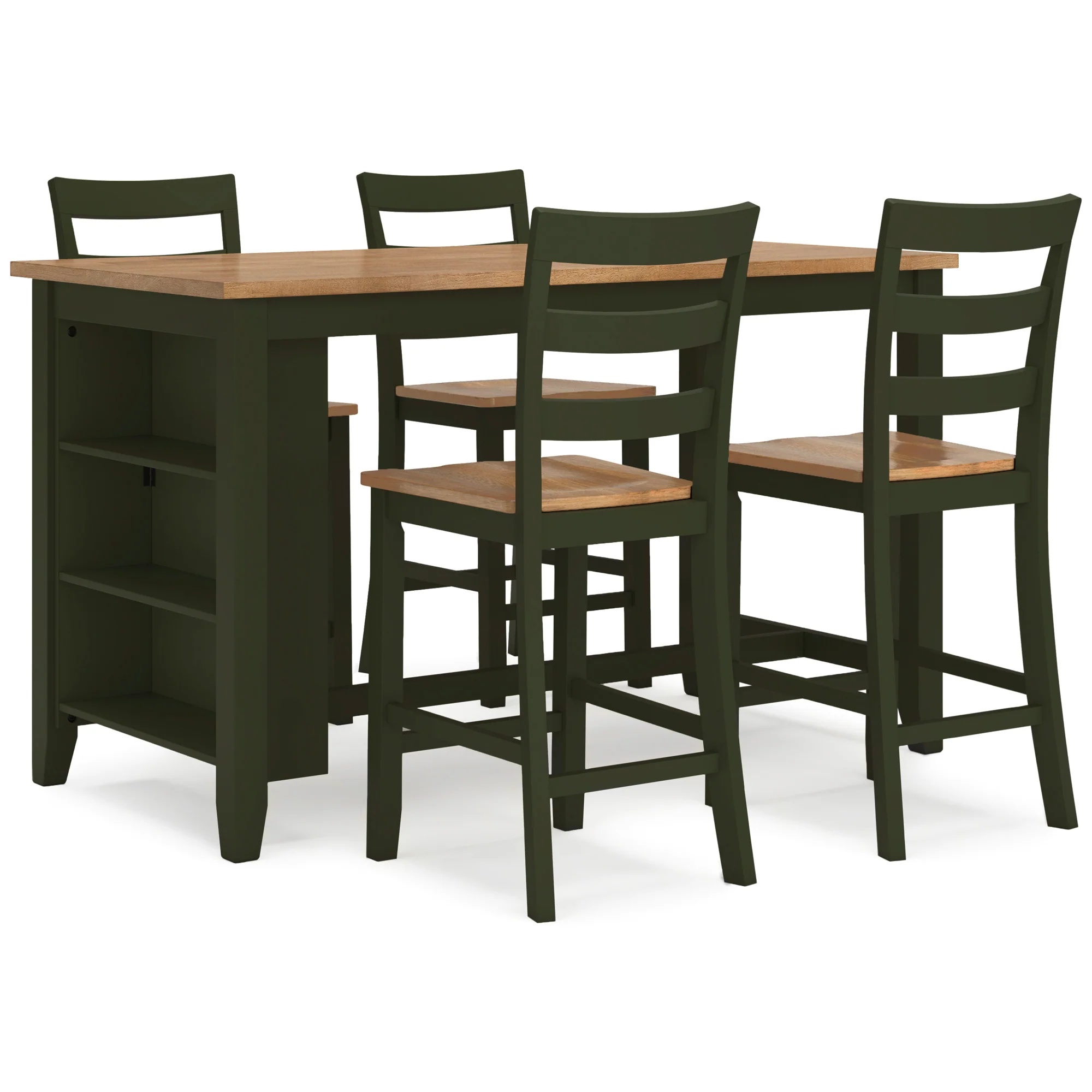 Gesthaven 5 Piece Rectangular Counter Dining Set - Image 7