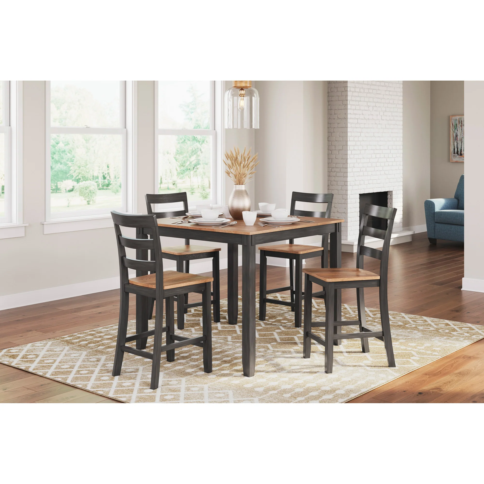 Gesthaven 5 Piece Square Counter Dining Set - Image 10