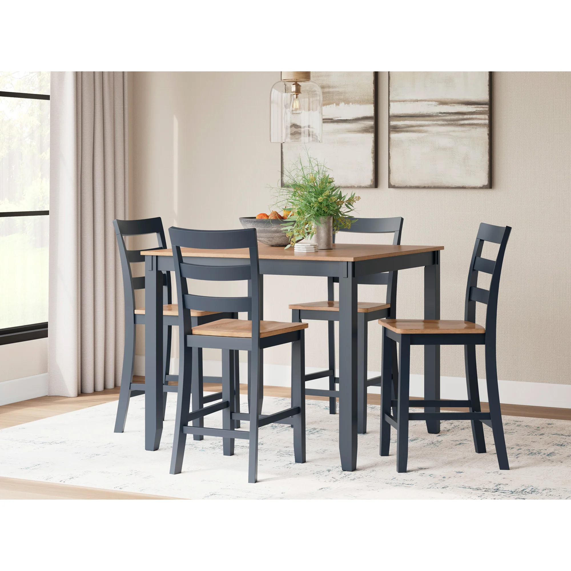 Gesthaven 5 Piece Square Counter Dining Set - Image 20