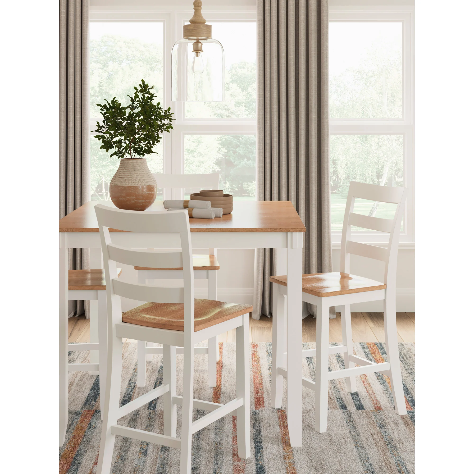 Gesthaven 5 Piece Square Counter Dining Set - Image 4