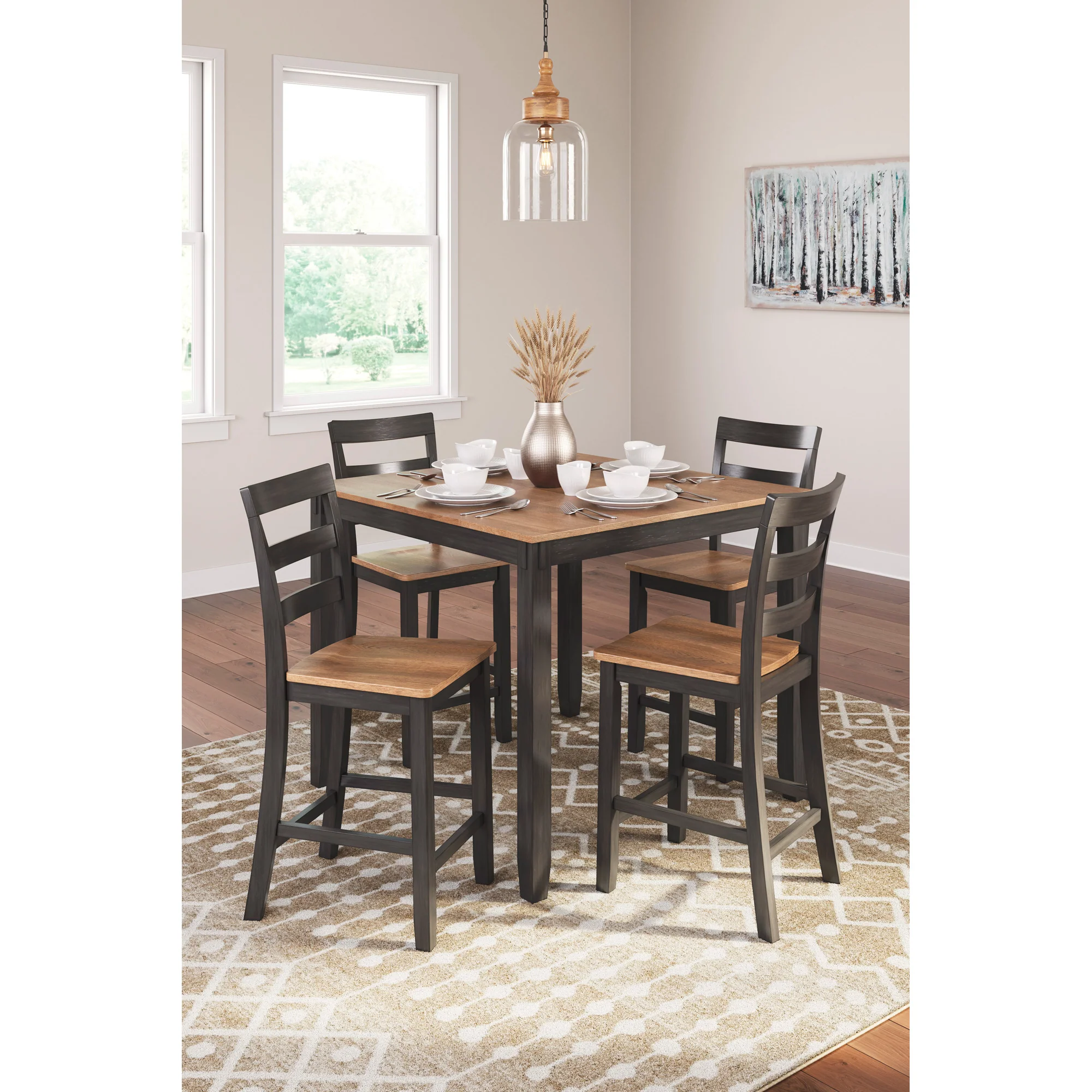 Gesthaven 5 Piece Square Counter Dining Set - Image 9