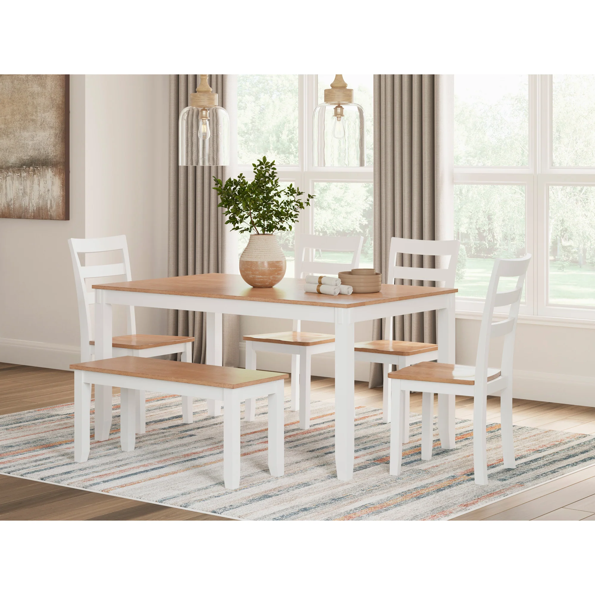 Gesthaven 6 Piece Rectangular Dining Set - Image 14