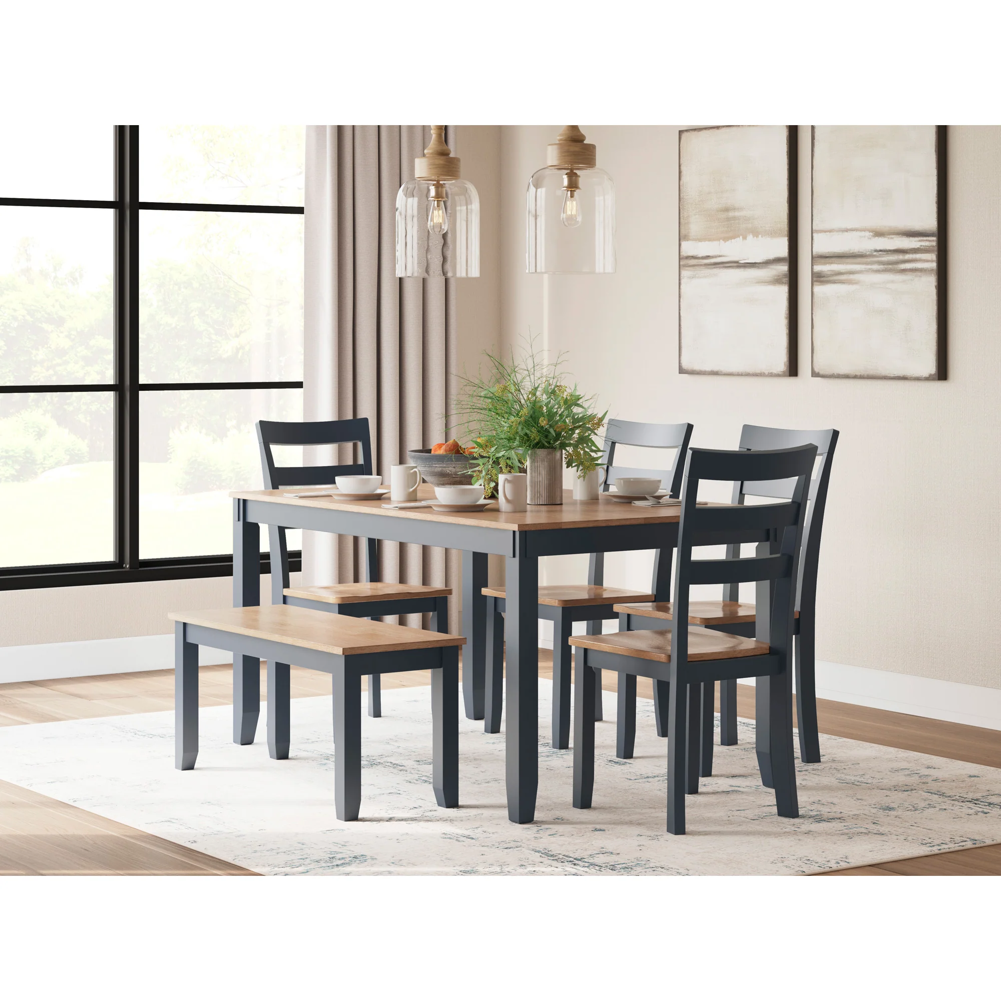 Gesthaven 6 Piece Rectangular Dining Set - Image 9