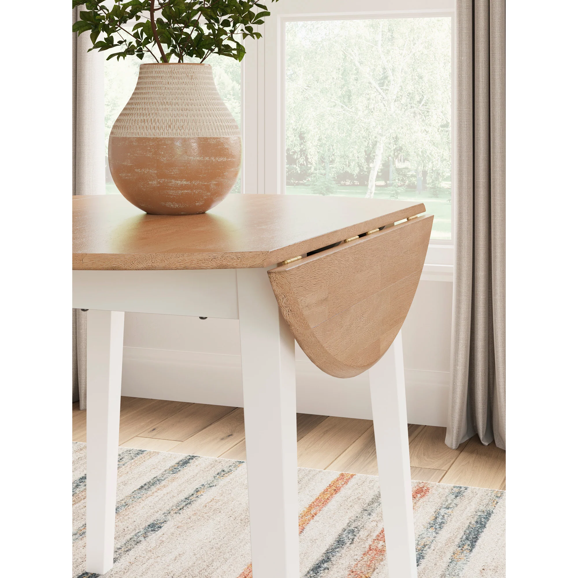 Gesthaven Round Drop Leaf Table - Image 10