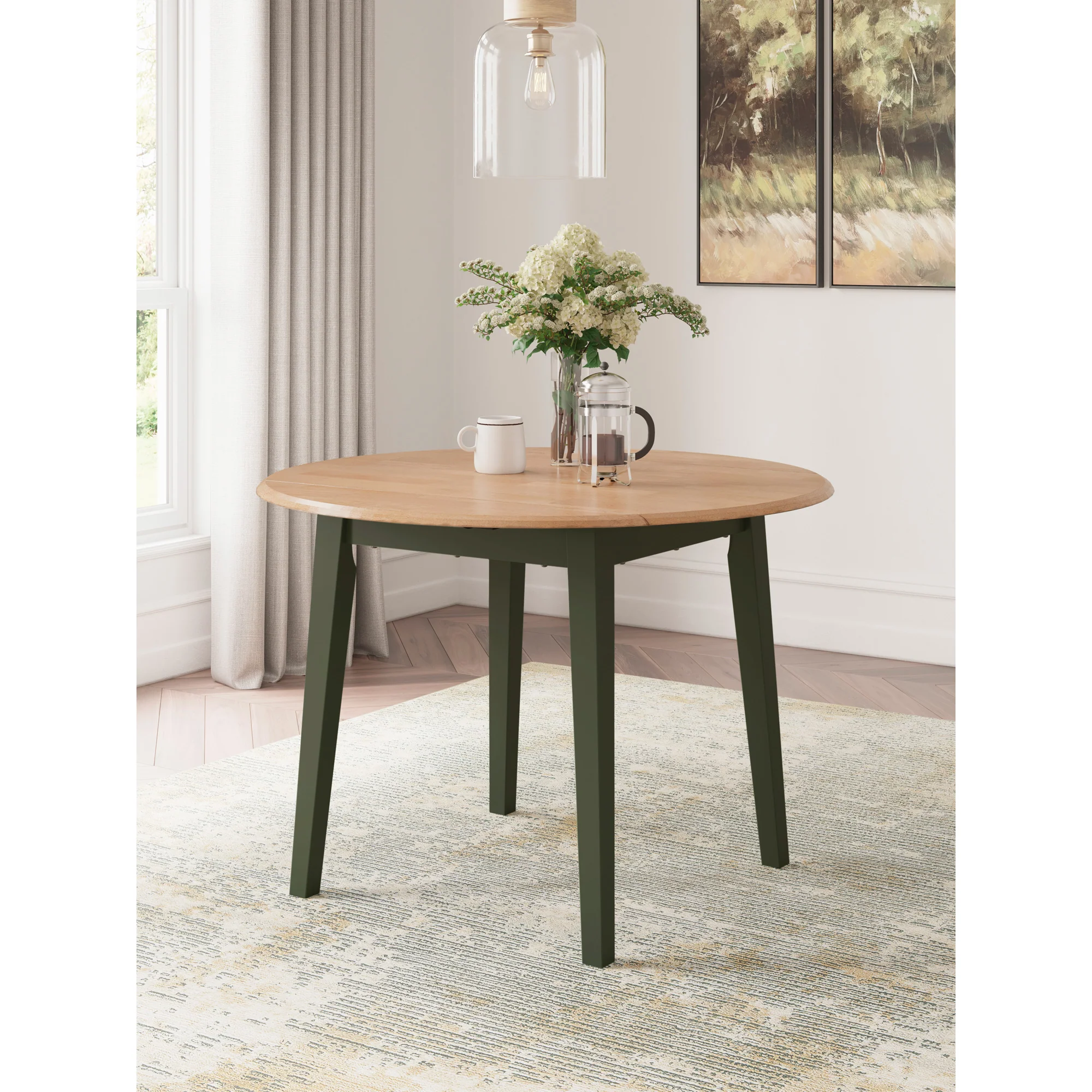 Gesthaven Round Drop Leaf Table - Image 14