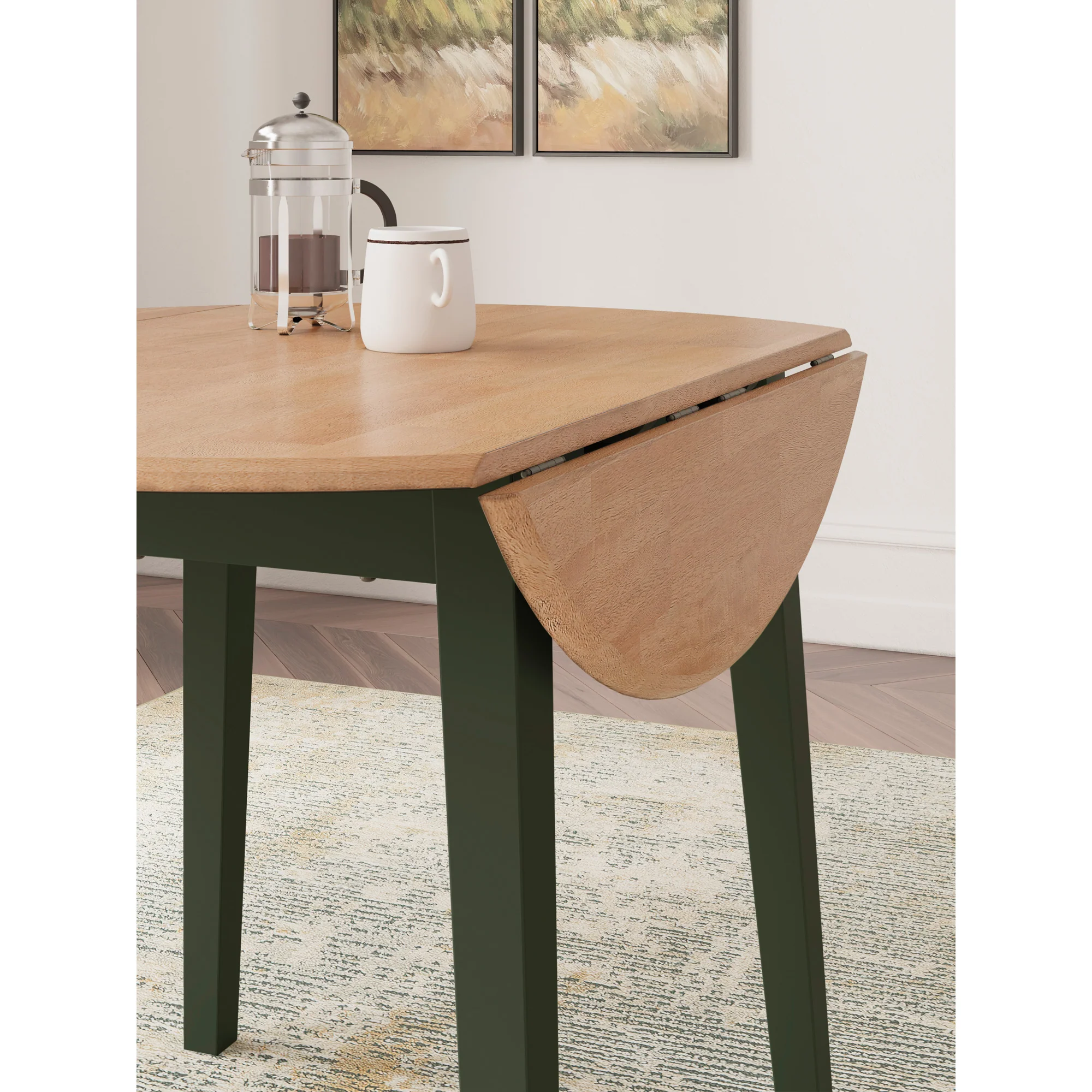 Gesthaven Round Drop Leaf Table - Image 15