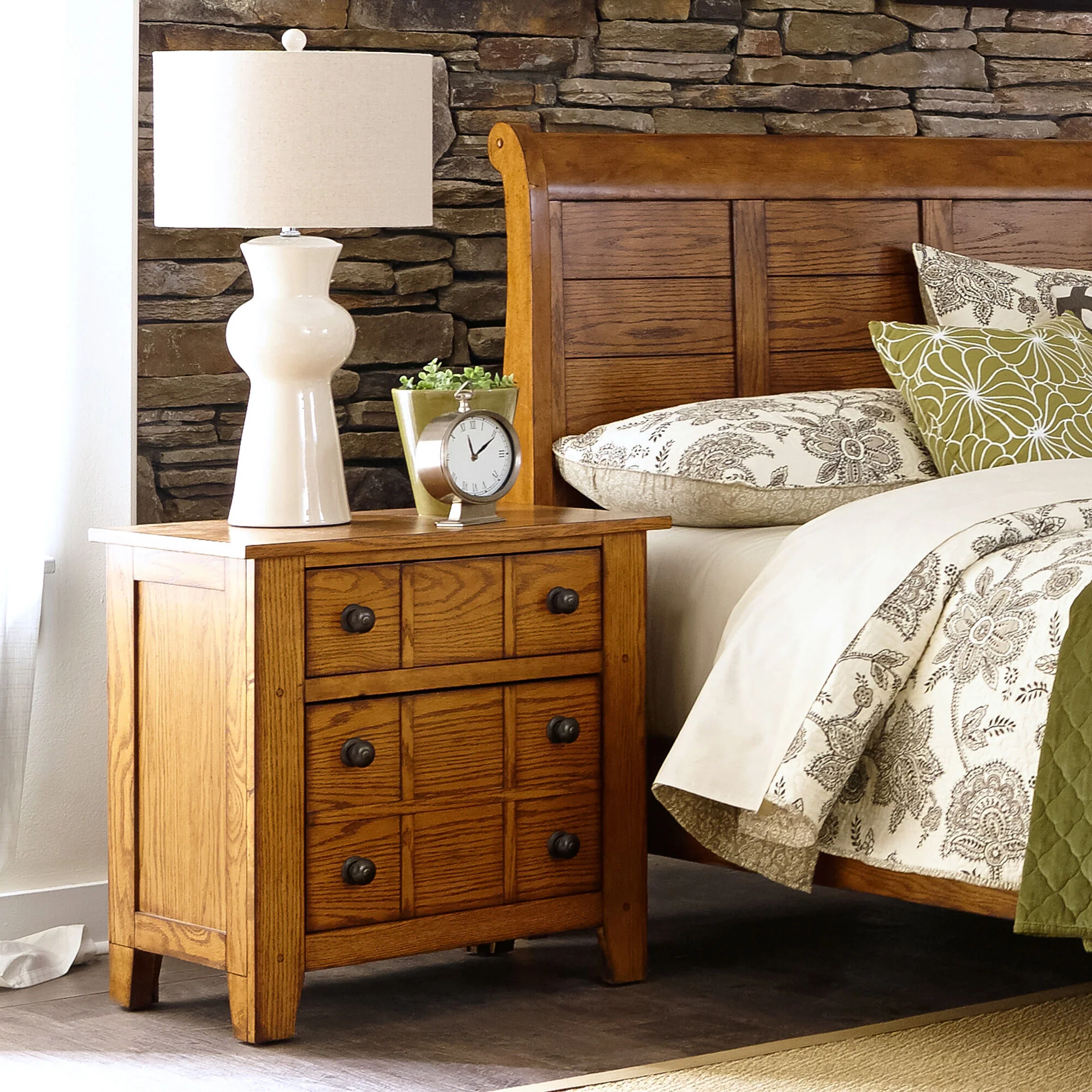 Grandpas Cabin 2 Drawer Nightstand - Image 2