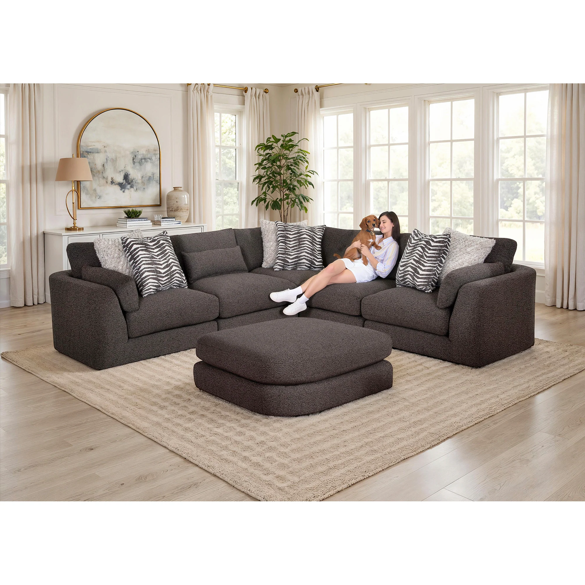 Hadlyn 6 Piece Modular Sectional - Image 6