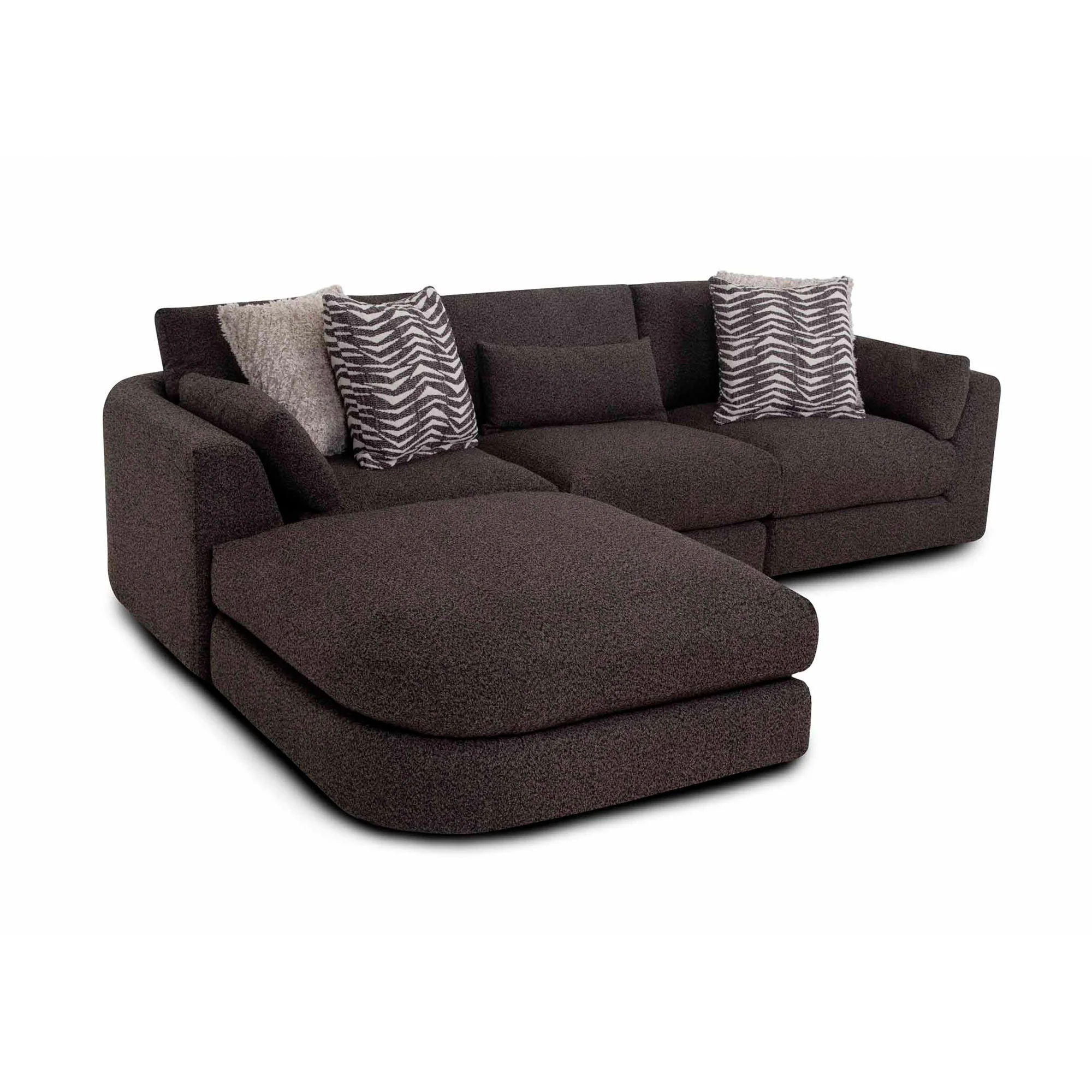 Hadlyn Curved Ottoman - Image 4