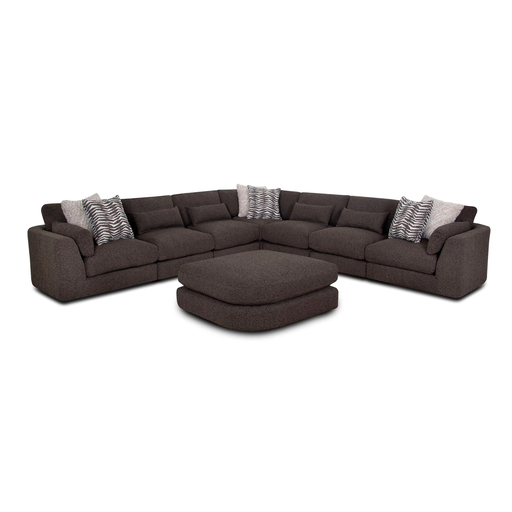 Hadlyn Curved Ottoman - Image 9