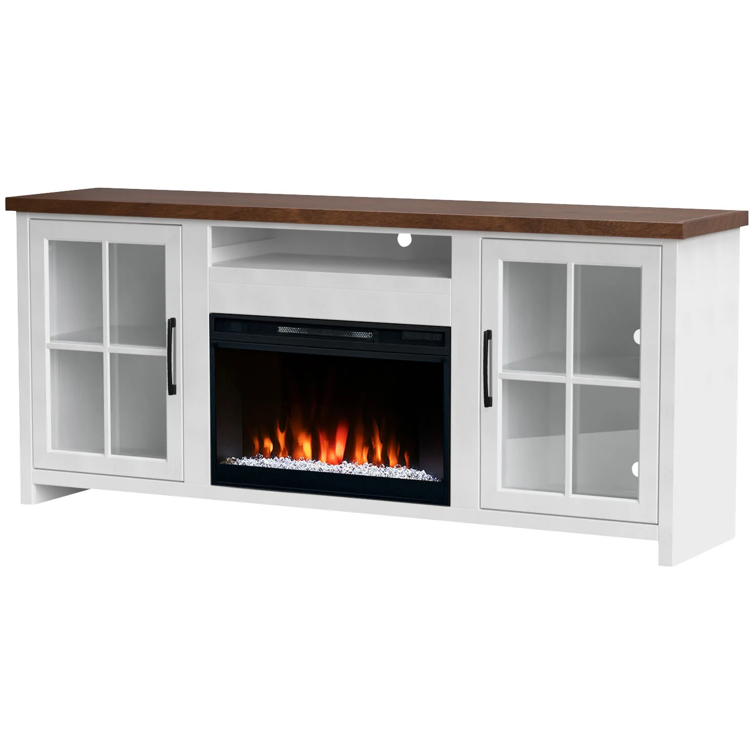 Hampton 72 Inch Fireplace Console - Image 2