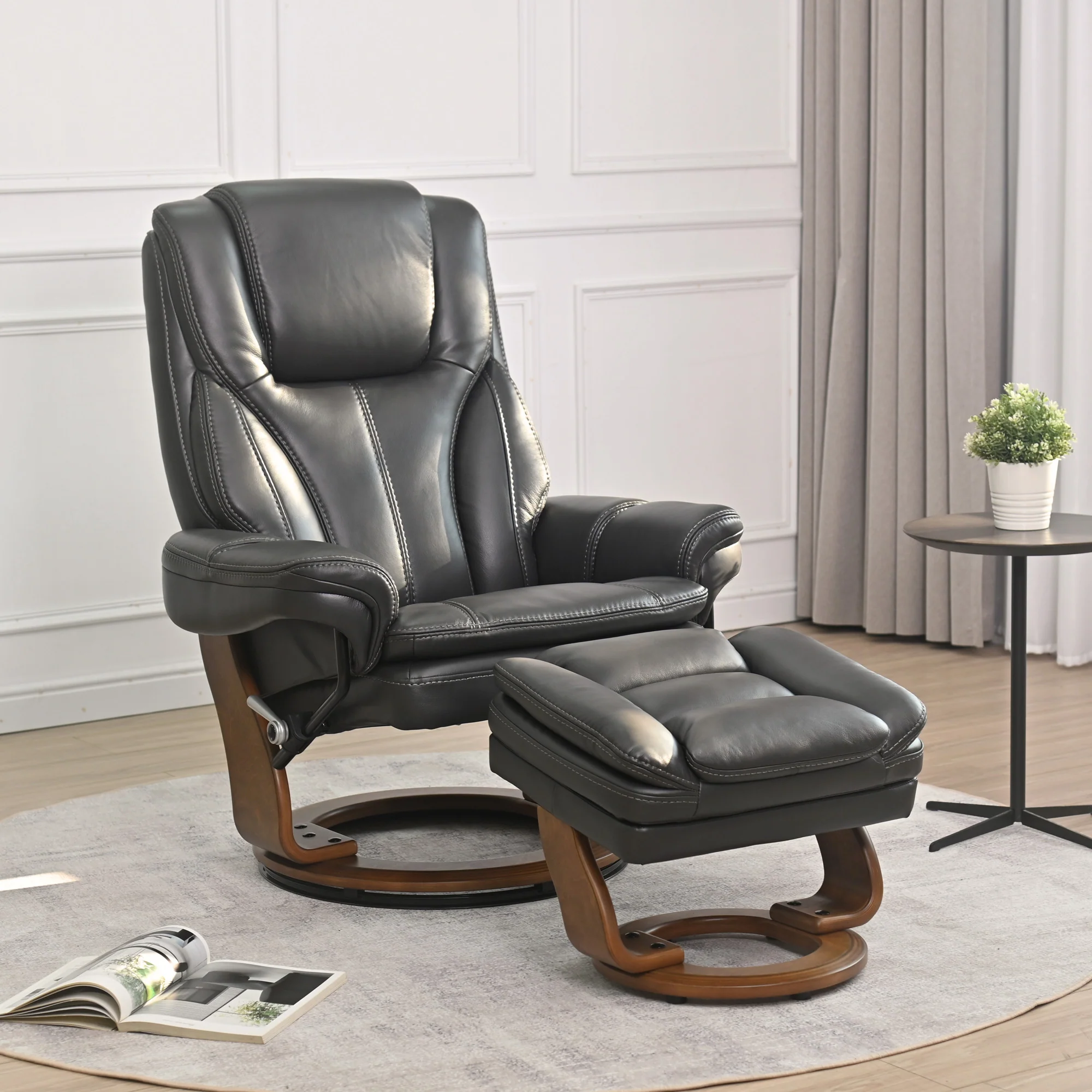 Hana Recliner with Ottoman - Image 12
