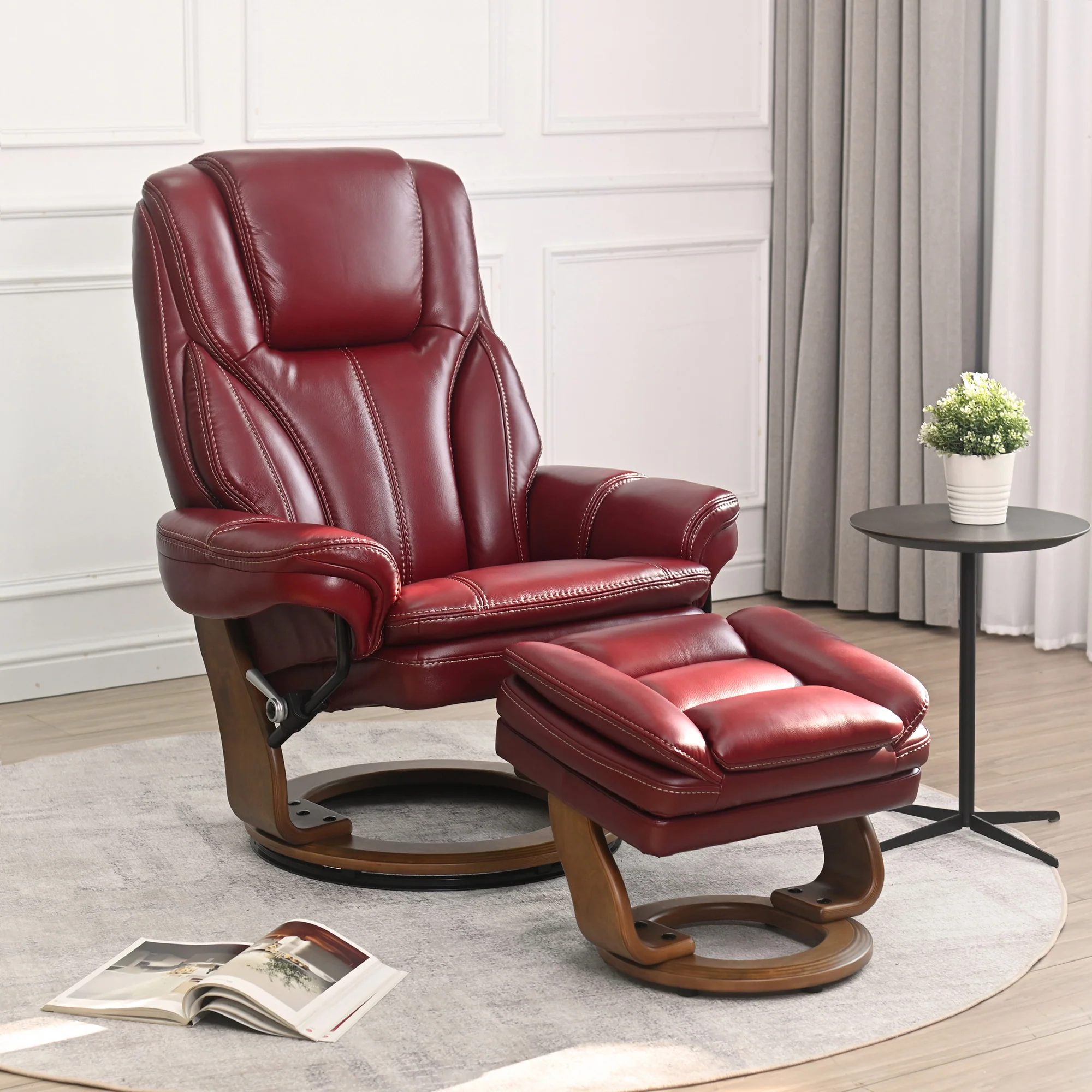 Hana Recliner with Ottoman - Image 4