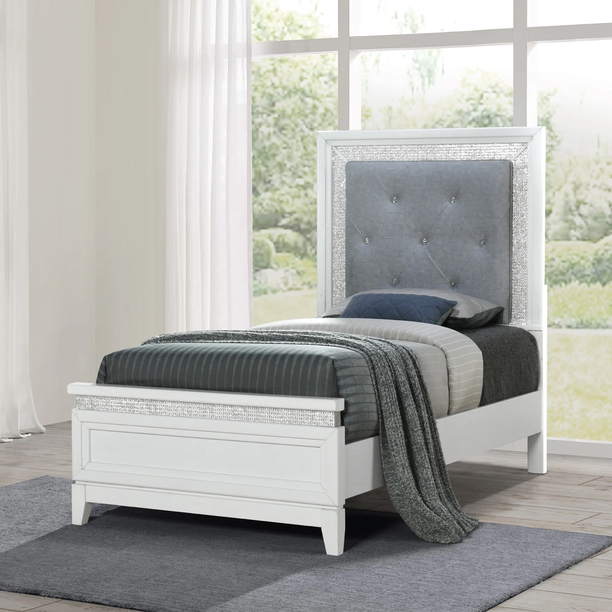 Harlow Upholstered Lighted Bed - Image 24