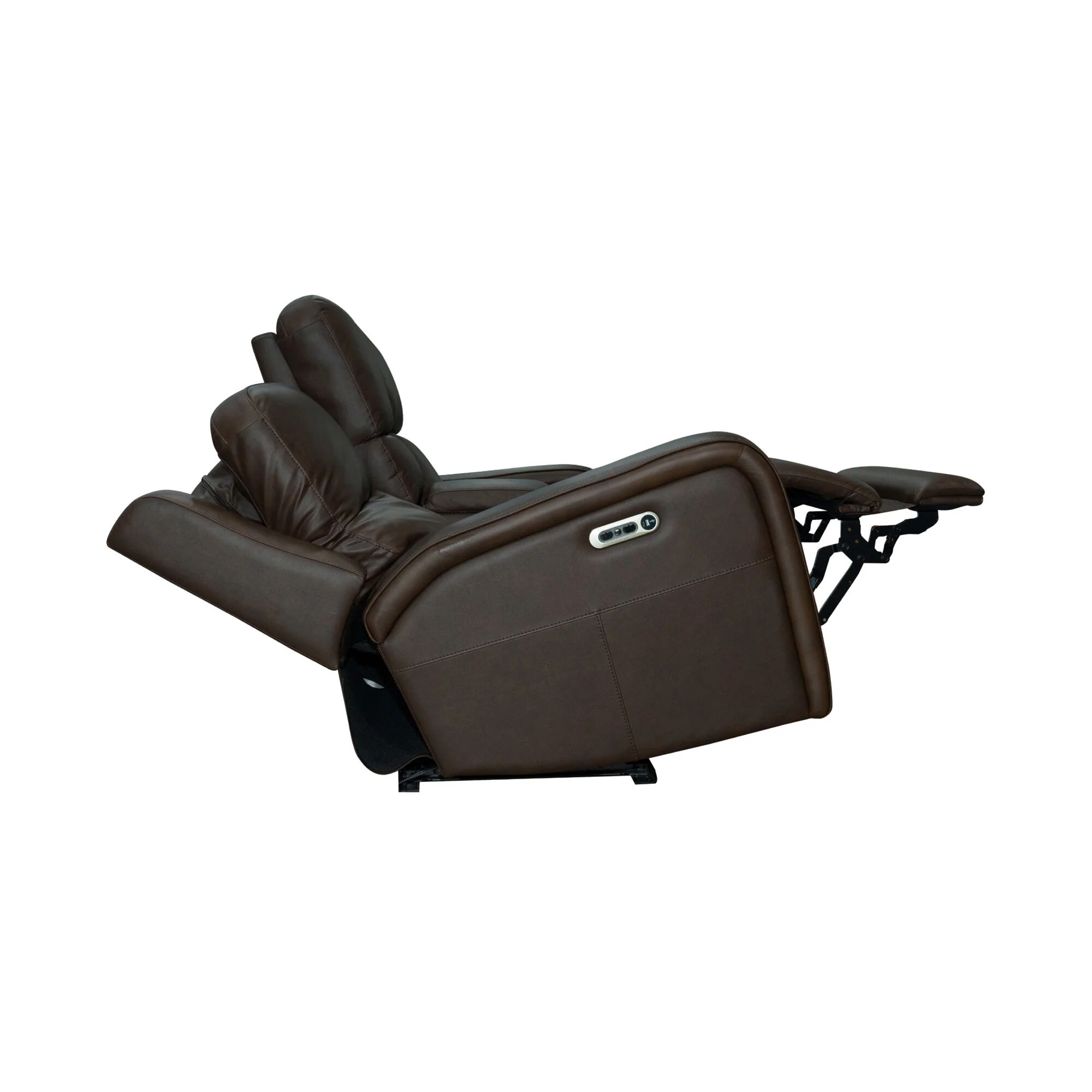 Hayley Power Reclining Console Loveseat with Power Headrests - Image 6