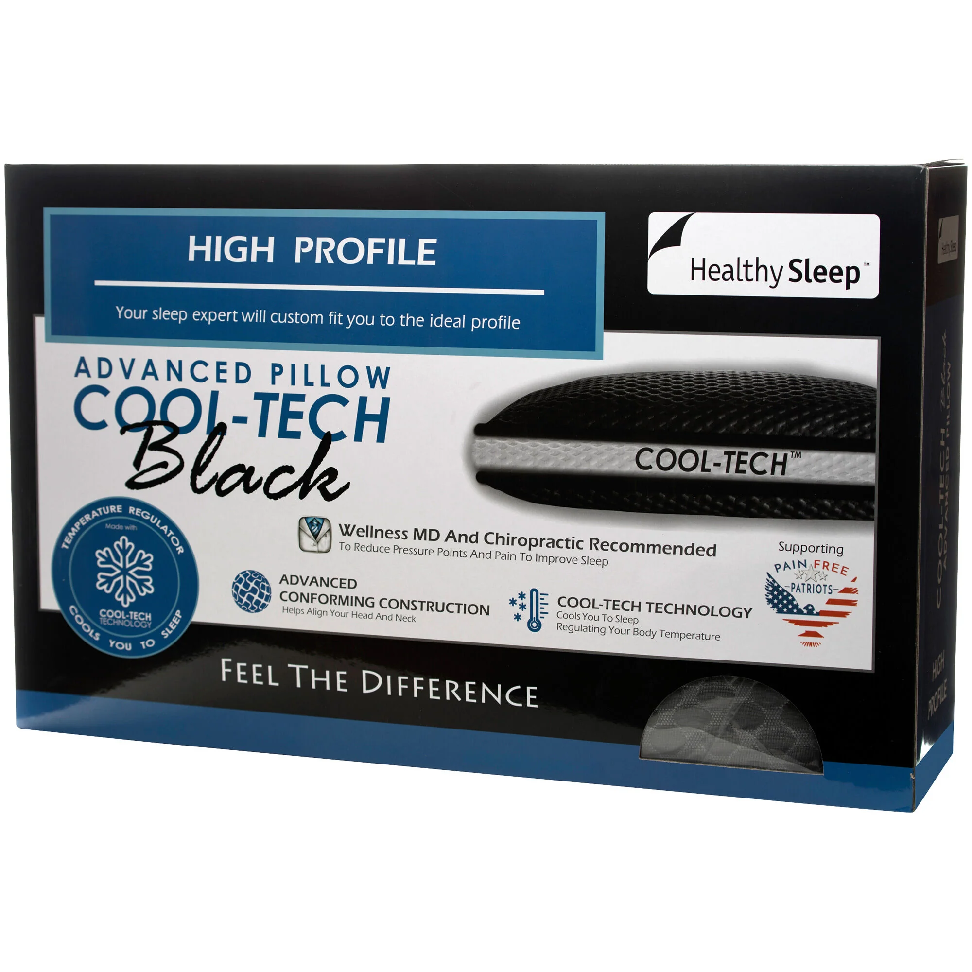 Healthy Sleep CoolTech High Profile Pillow - Image 10