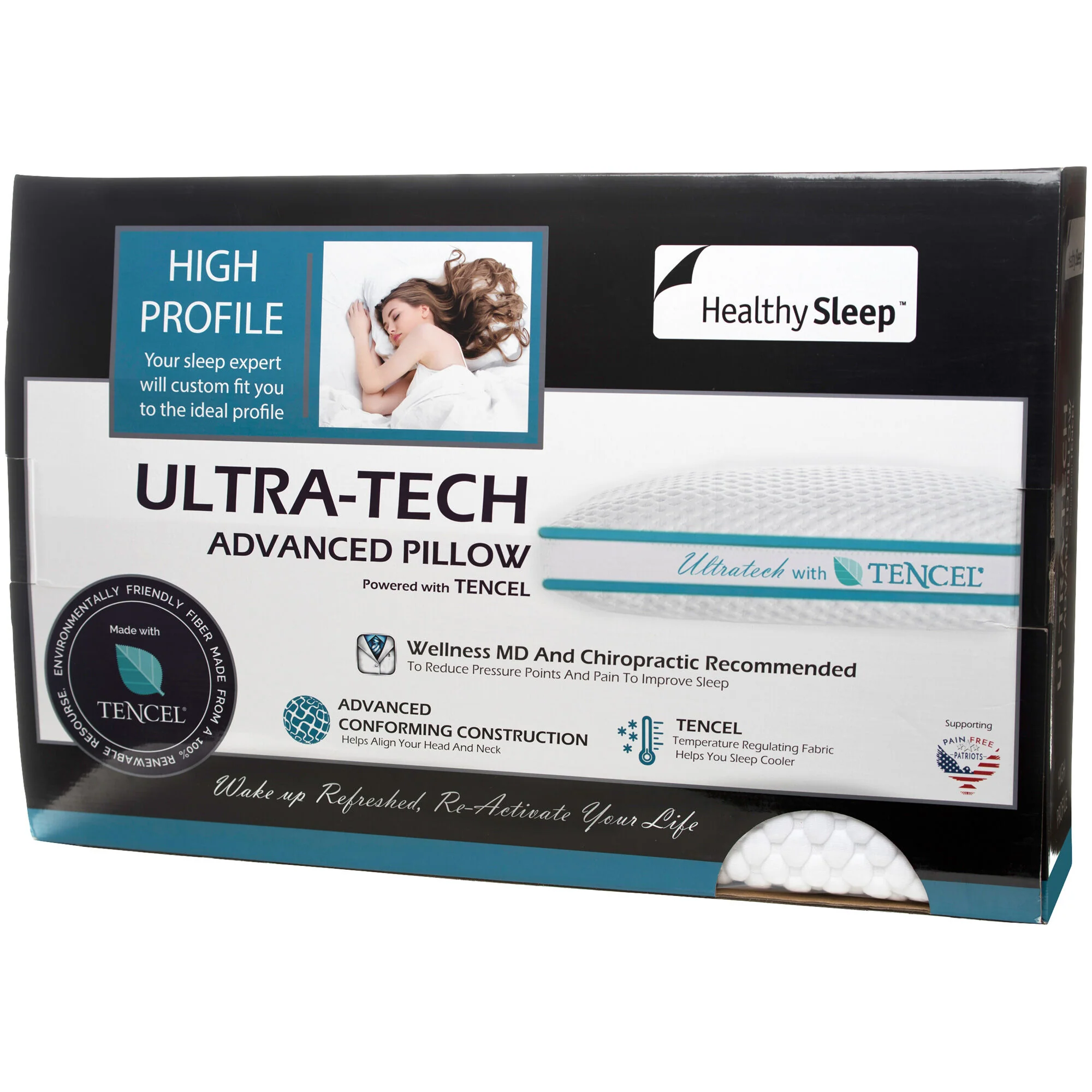 Healthy Sleep Ultra-Tech High Profile Pillow - Image 9
