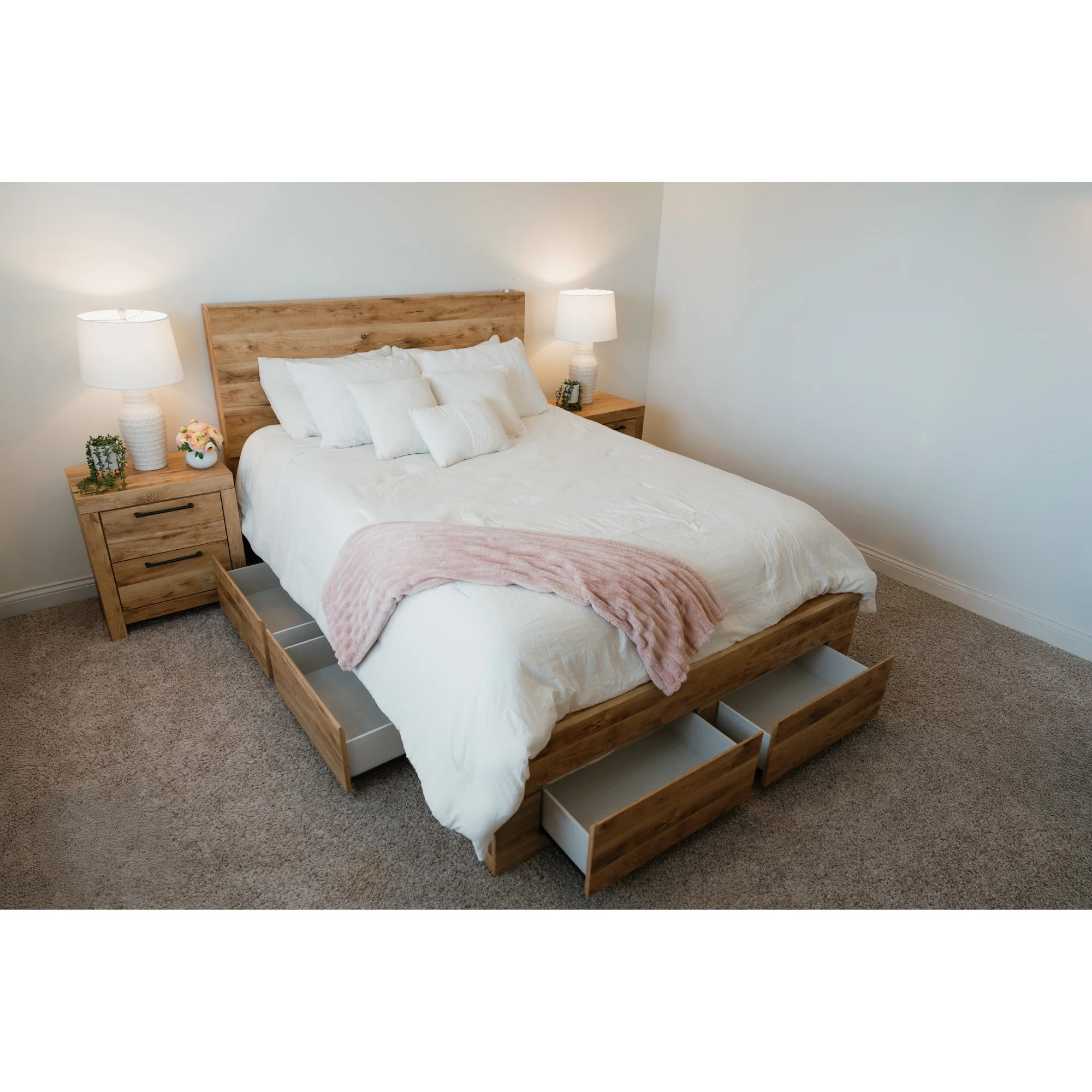 Hyanna Panel Storage Bed - Image 4