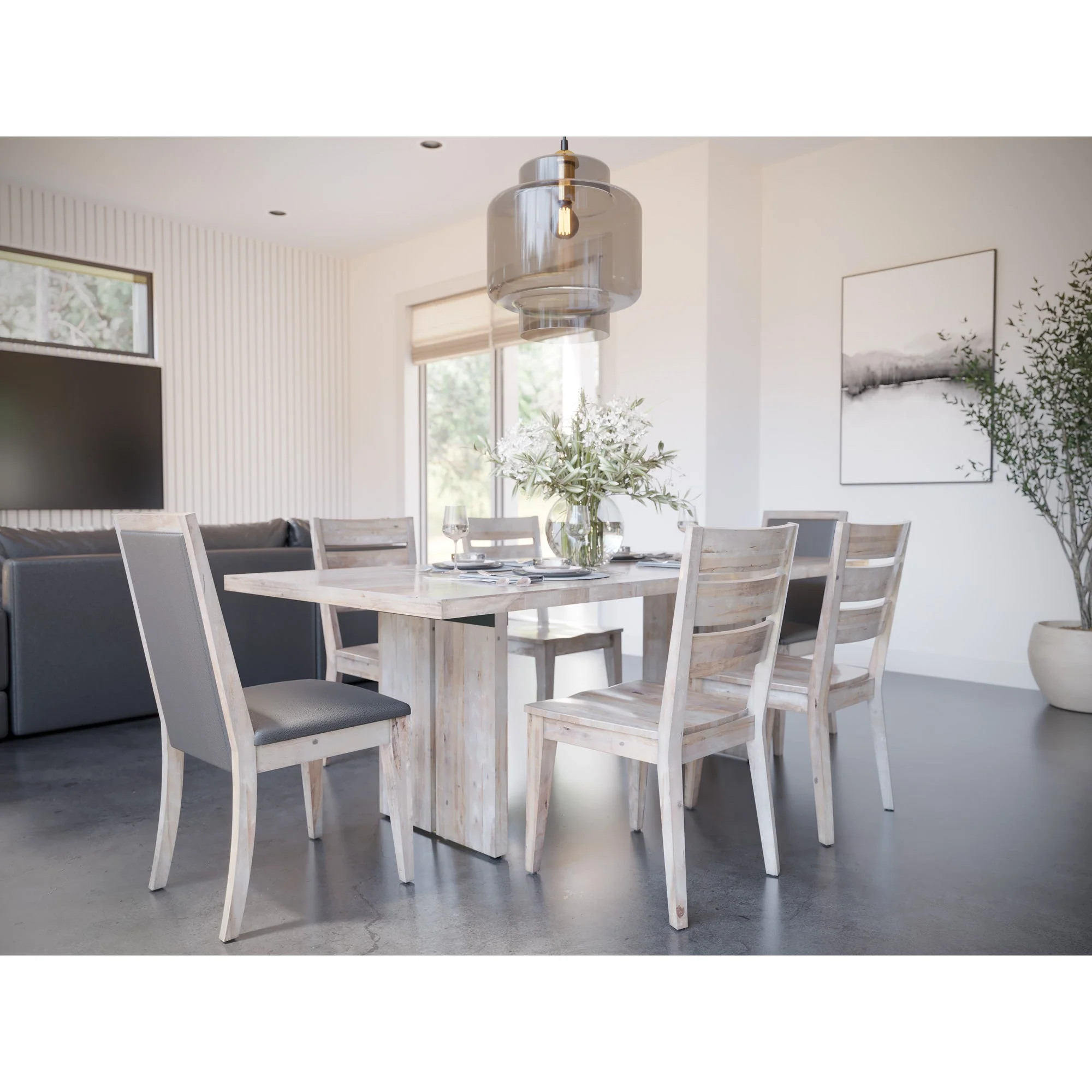 Izzo Upholstered Dining Chair - Image 3