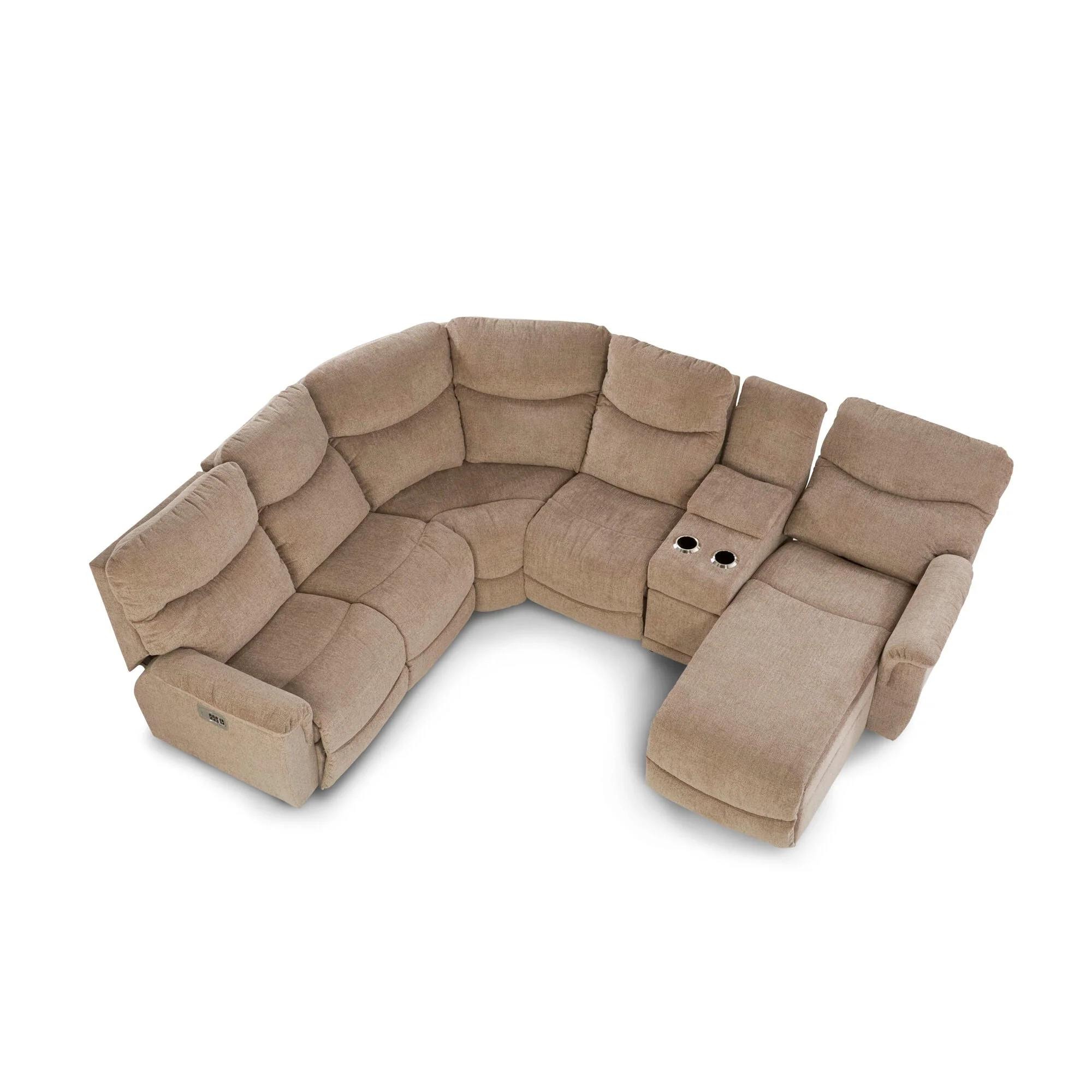 James 5 Piece Tri-Power Right Chaise Reclining Sectional - Image 3