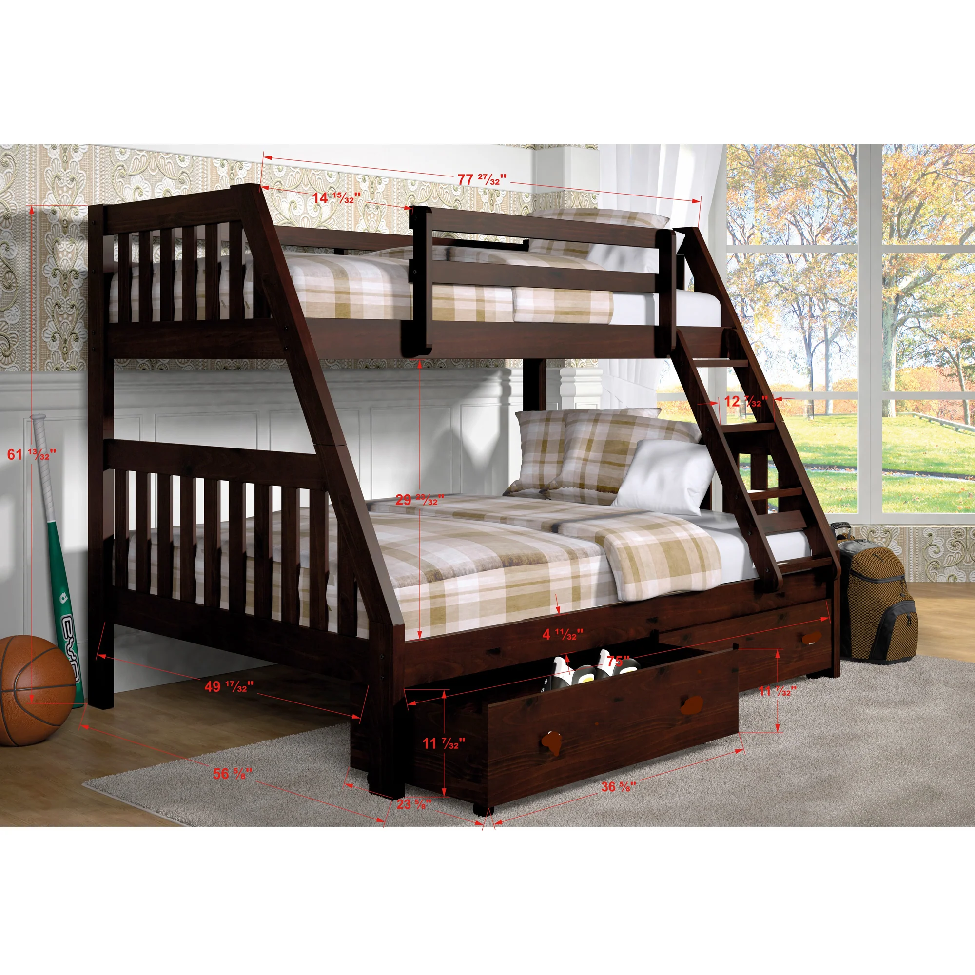 Jordan Bunk Bed With Drawers - Image 15