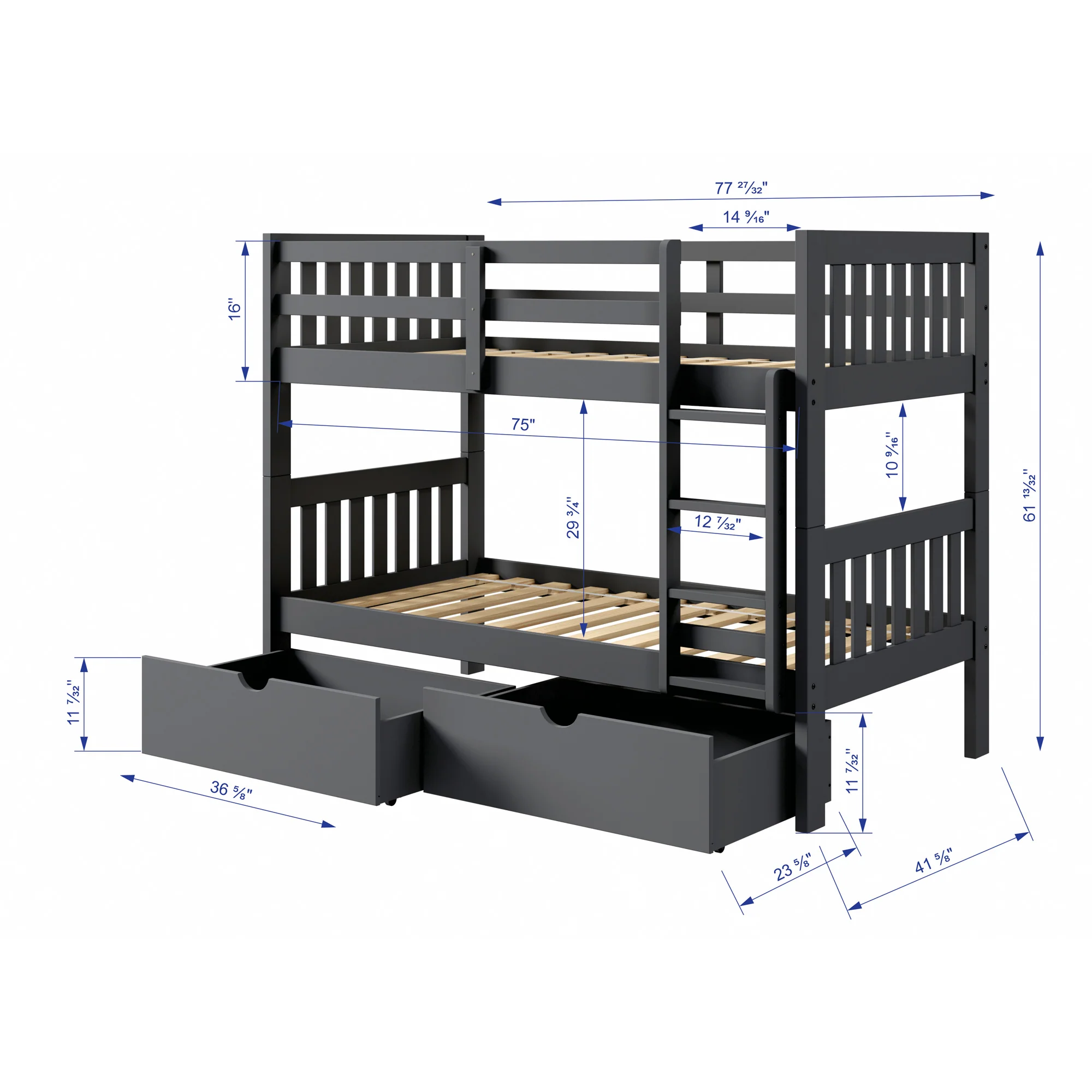 Jordan Bunk Bed With Drawers - Image 19