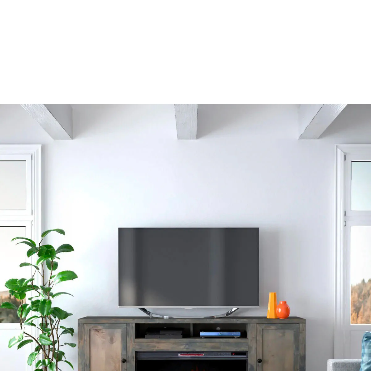 Joshua Creek 84 Inch Fireplace Console - Image 3