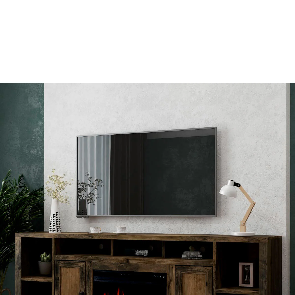 Joshua Creek 84 Inch Super Fireplace Console - Image 3