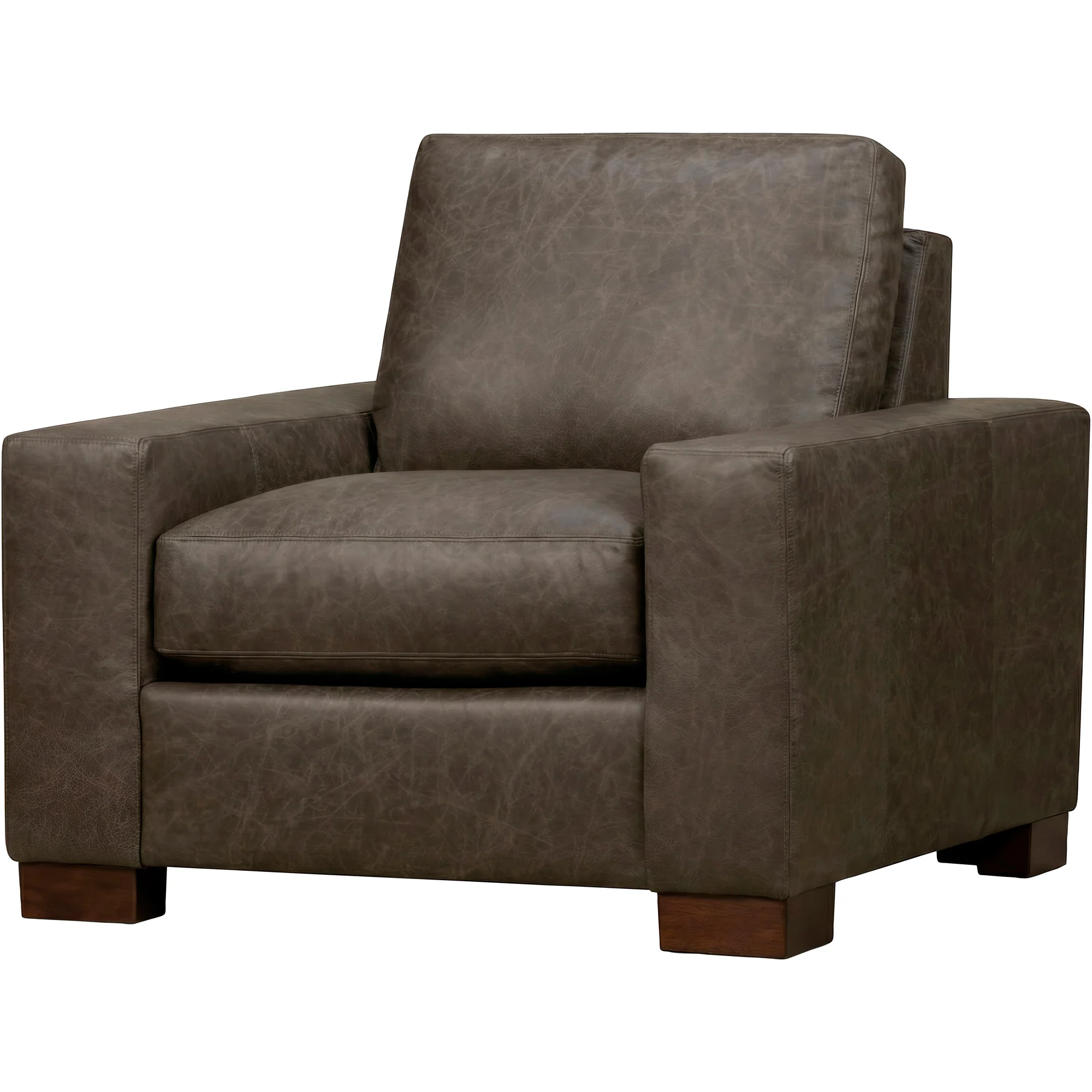 Juno Feather Blend Leather Chair - Image 2