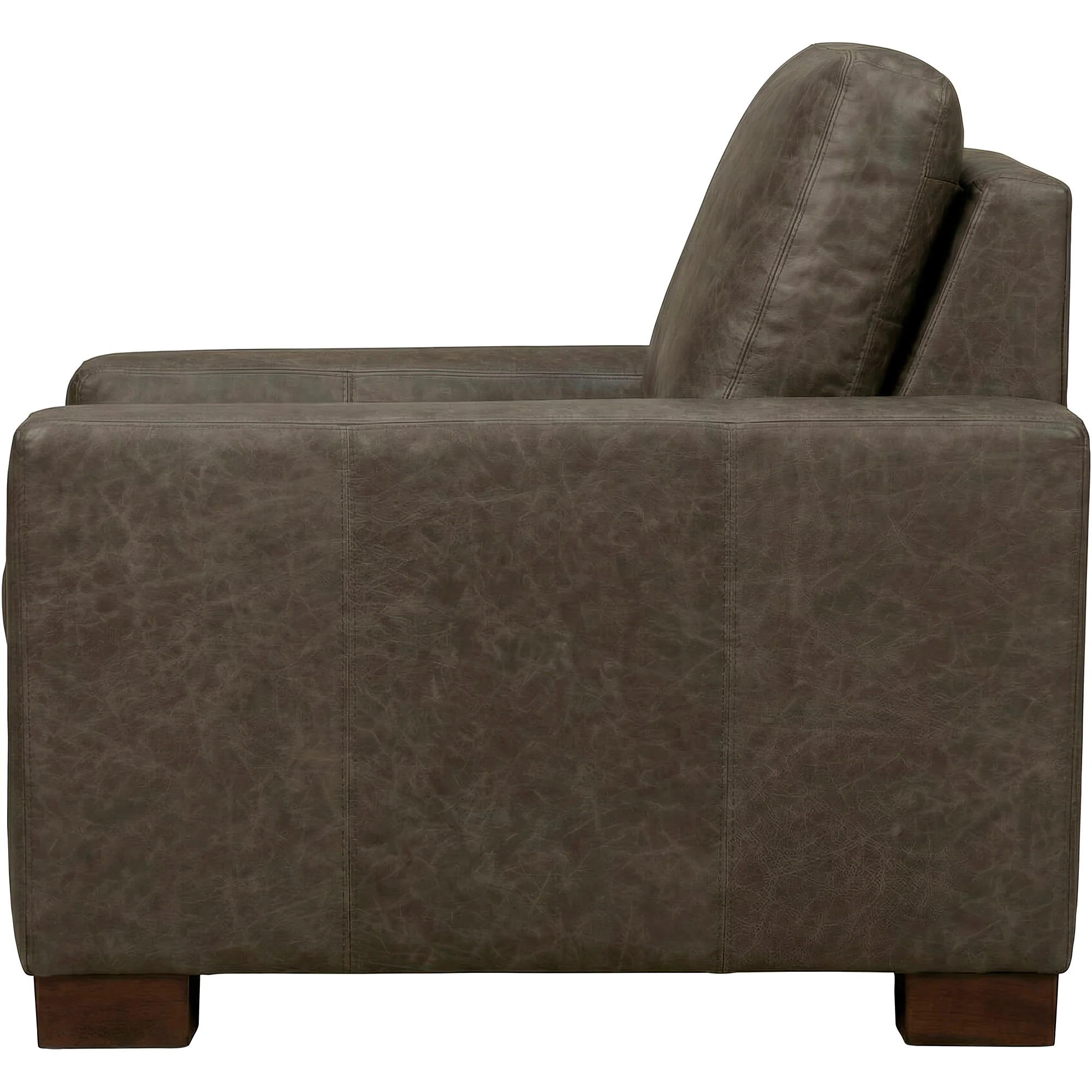Juno Feather Blend Leather Chair - Image 5